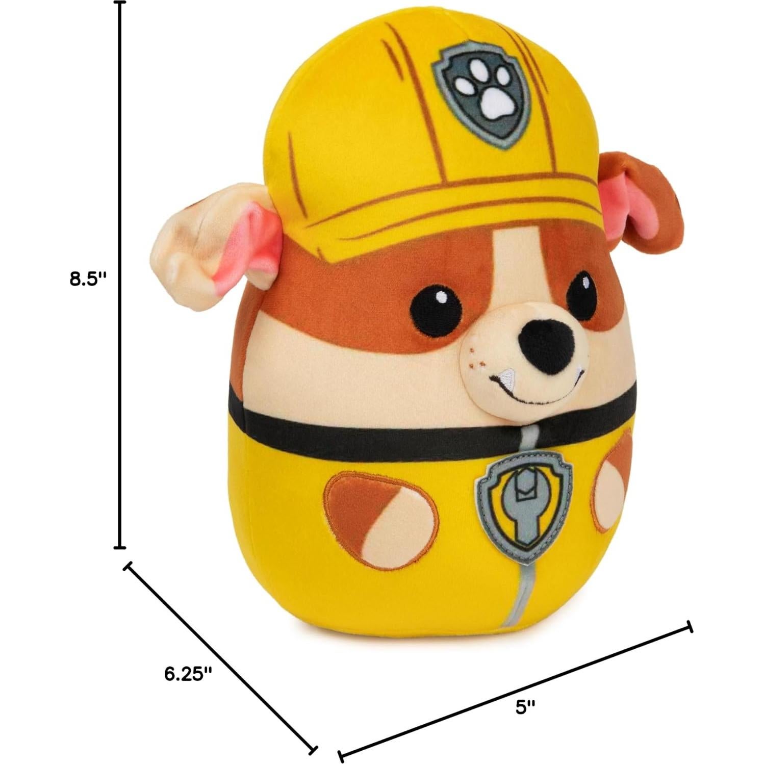 Peluche Aplastable Rubble PAW Patrol 20 cm para Niños