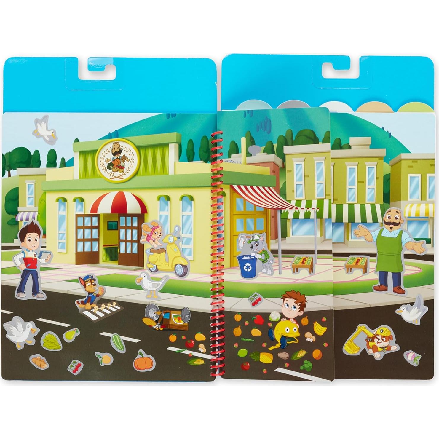 Almohadillas de Pegatinas Reutilizables PAW Patrol - 3 Pack