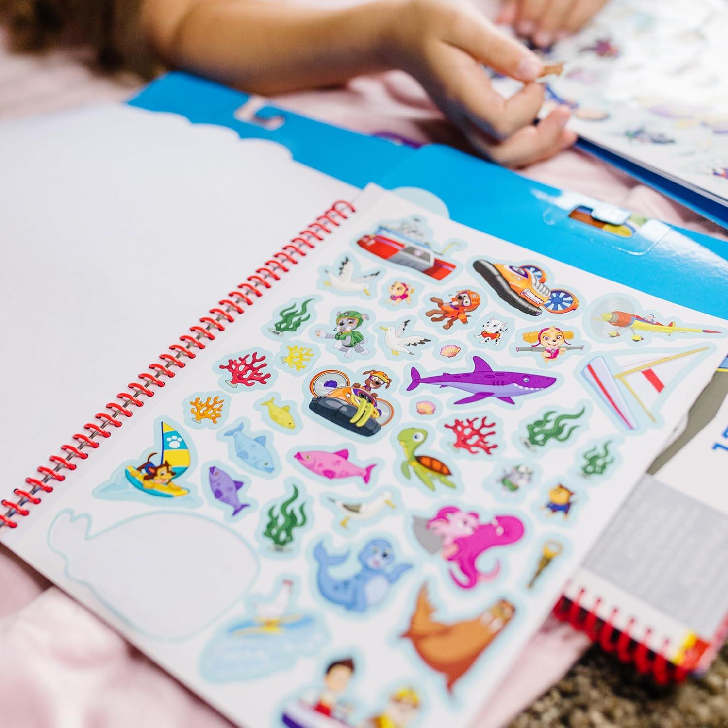 Almohadillas de Pegatinas Reutilizables PAW Patrol - 3 Pack