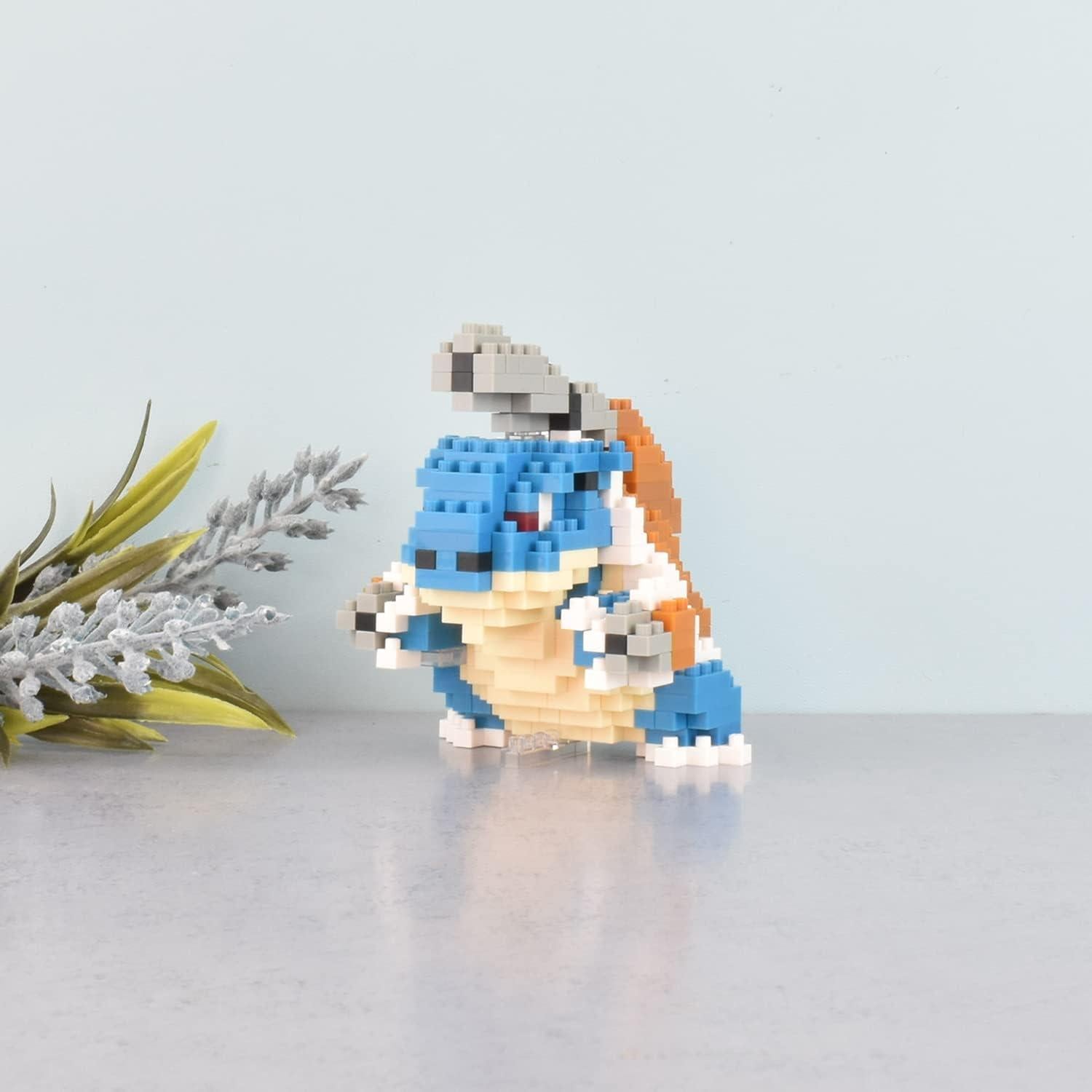 Nanoblock Mega Blastoise Pokémon - Kit de Construcción 360 Piezas