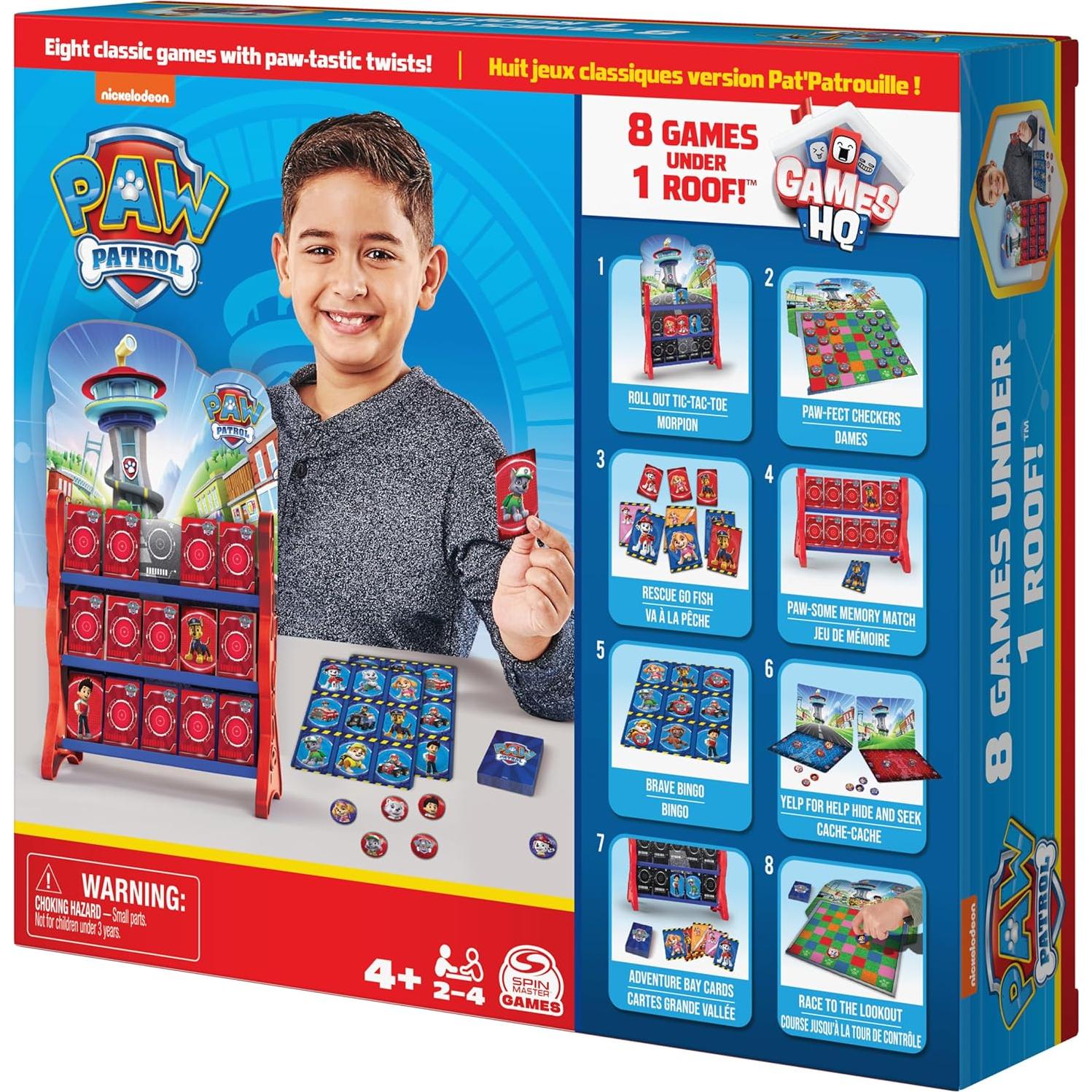 Juegos de Mesa Spin Master PAW Patrol 8 en 1 para Niños
