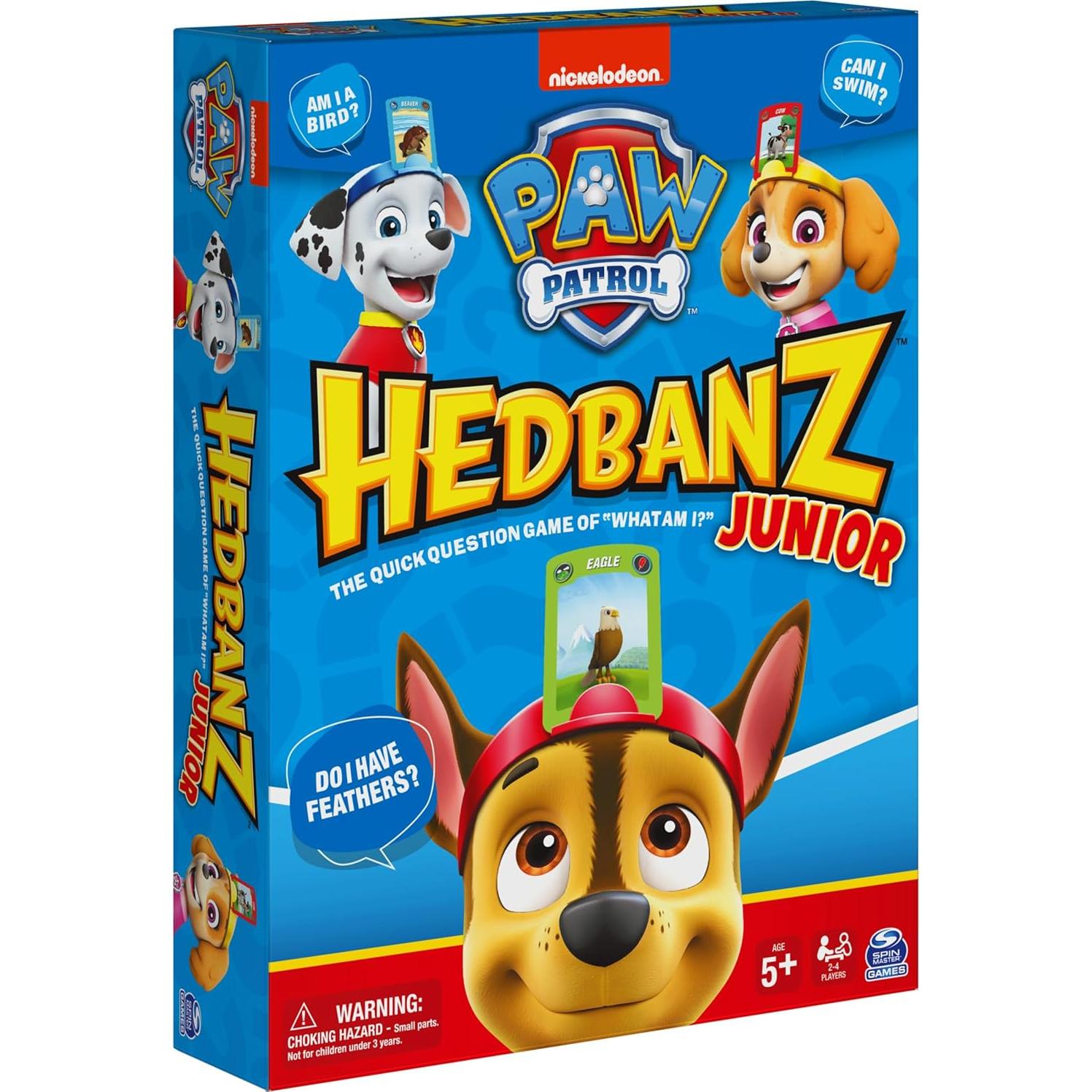 Juego de Adivinanza Hedbanz Jr. PAW Patrol - 2-4 Jugadores