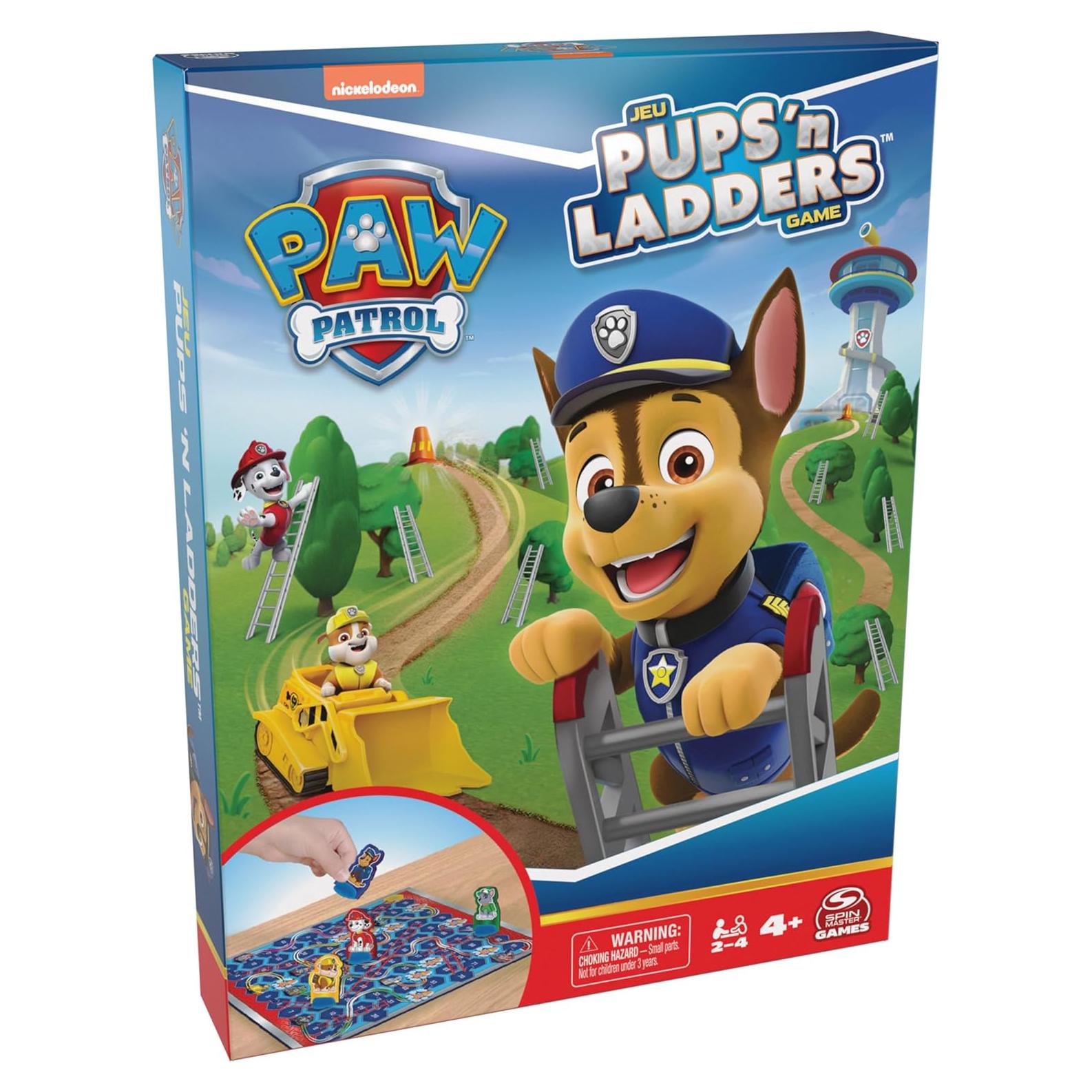 Juego de Pups N Ladders PAW Patrol Spin Master, 2-4 Jugadores