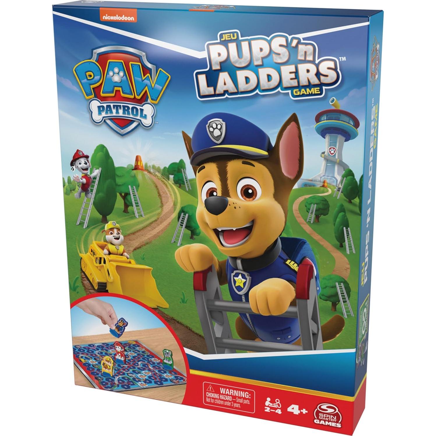 Juego de Pups N Ladders PAW Patrol Spin Master, 2-4 Jugadores