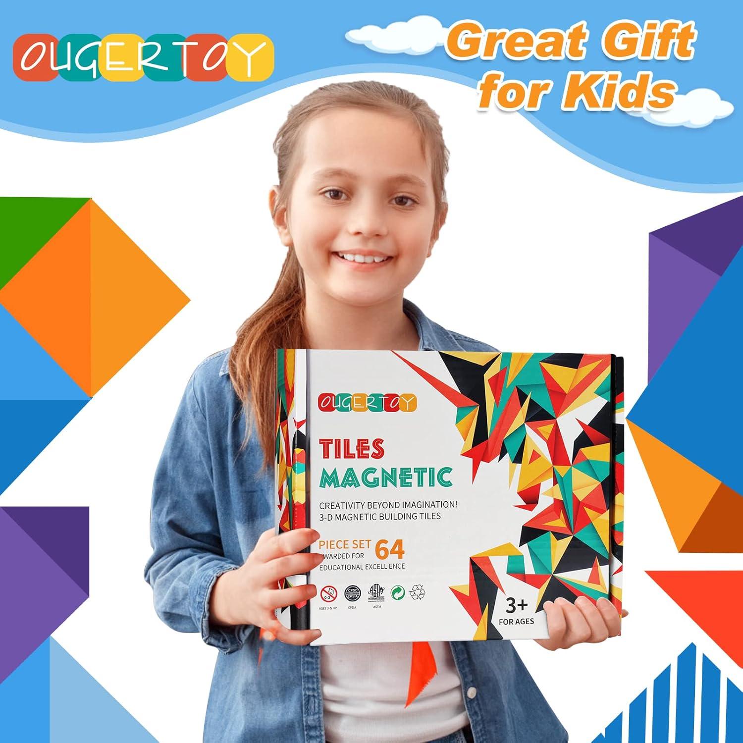 Azulejos Magnéticos Ougertoy 64 Piezas Juguete Educativo