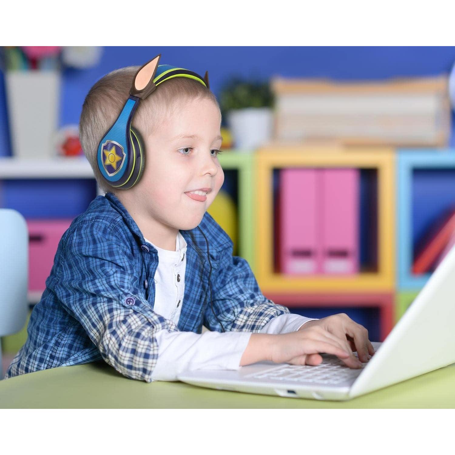 Auriculares Paw Patrol Chase para Niños con Volumen Limitado