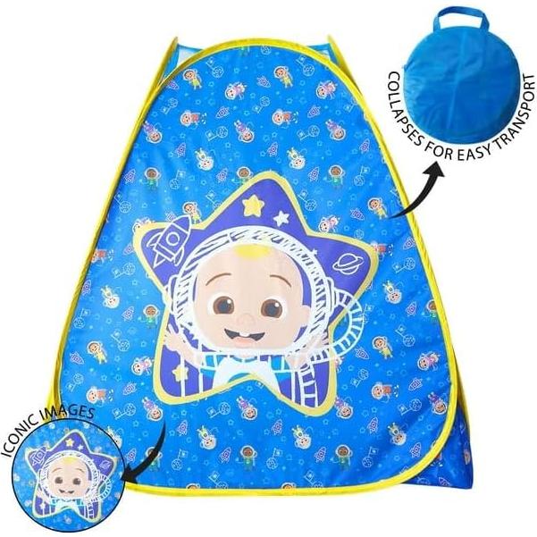 Conjunto de Dormir Cocomelon 3 Piezas con Tienda y Linterna