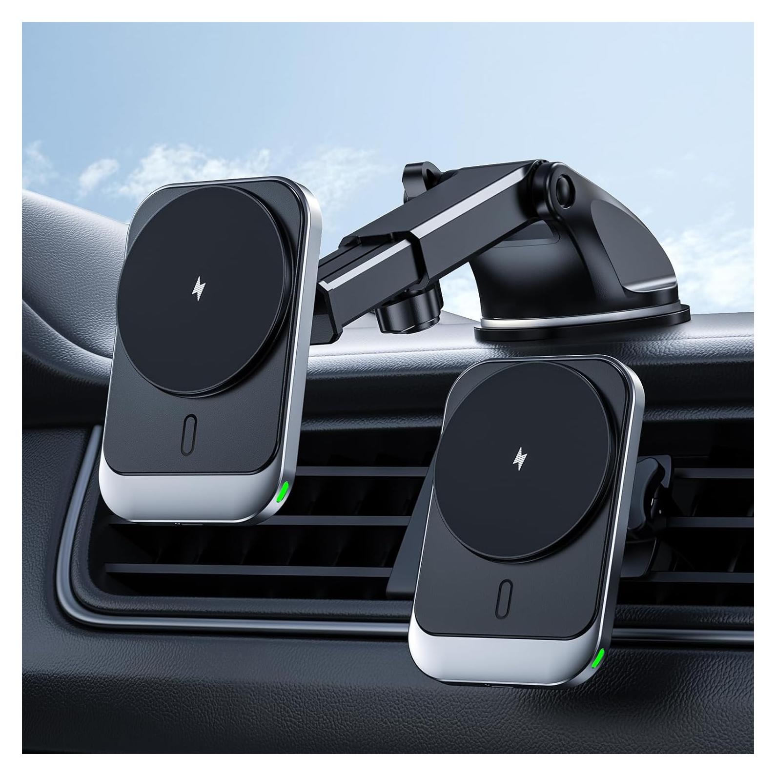 Cargador de coche Hinyx MagSafe 15W inalámbrico magnético