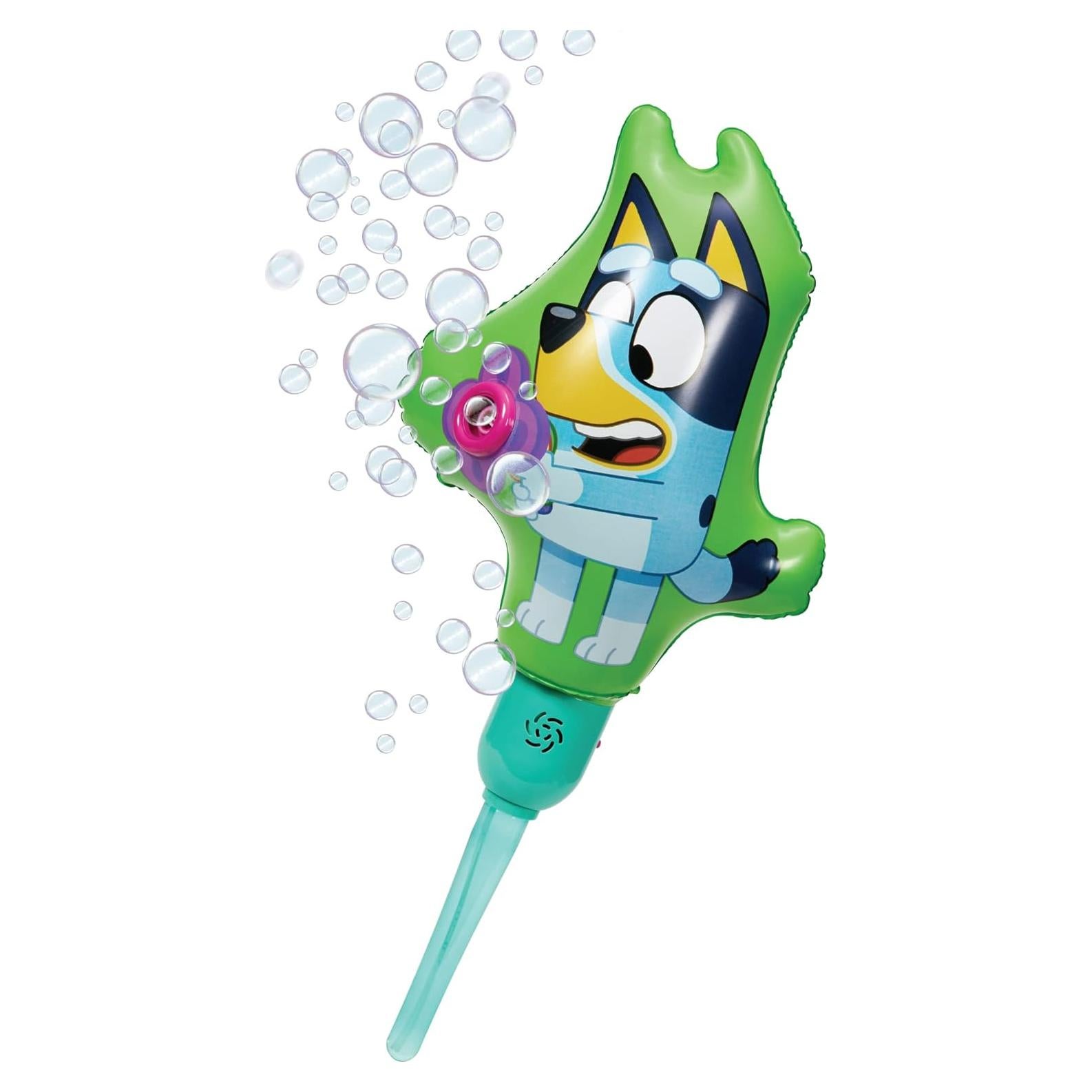 Máquina de Burbujas Inflable Bluey 2 en 1 con Soporte