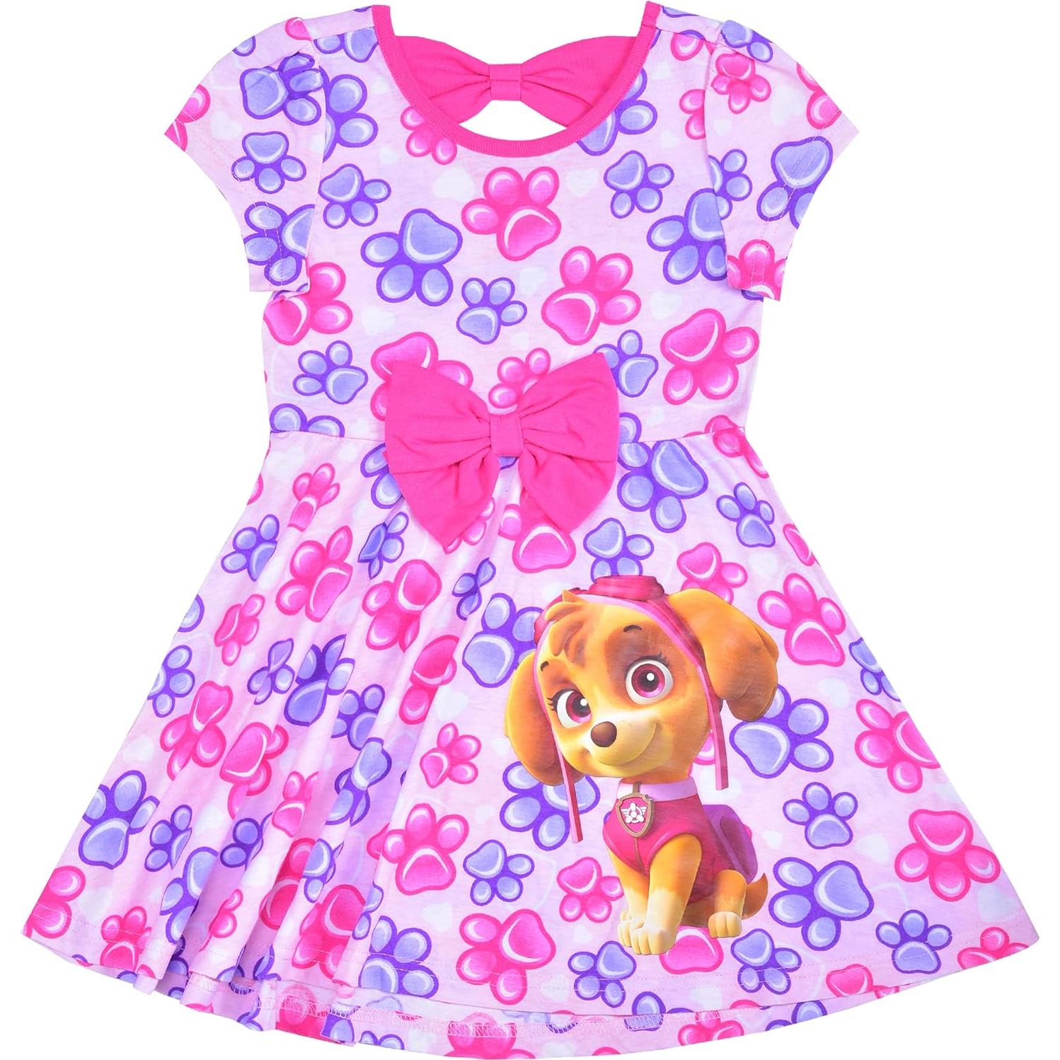Vestidos Paw Patrol Niñas 2 Piezas Talla 4 Rosa