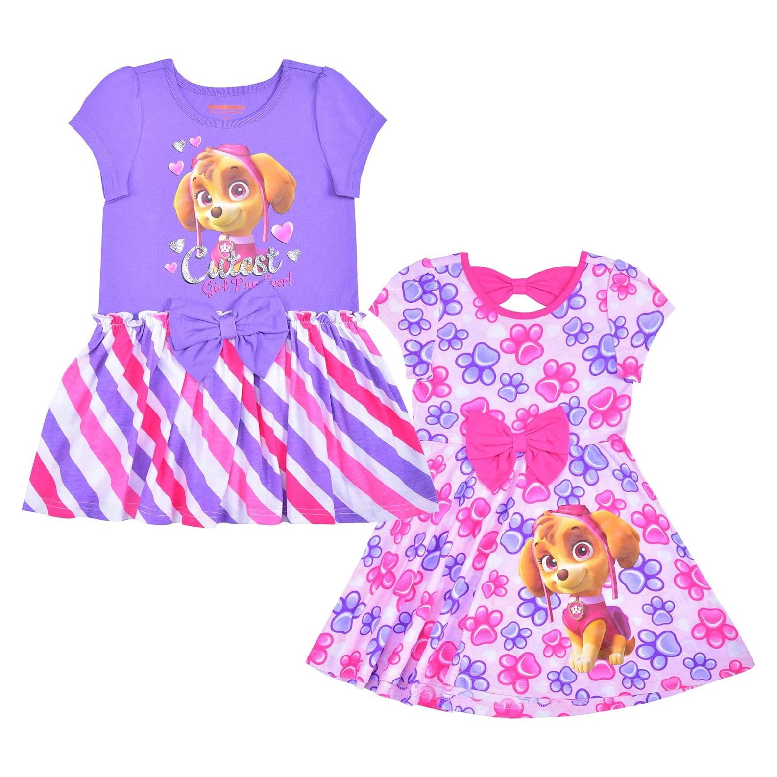 Vestidos Paw Patrol Niñas 2 Piezas Rosa 2-6 años