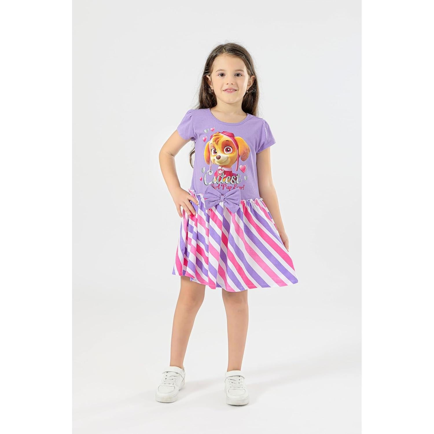 Vestidos Paw Patrol Niñas 2 Piezas Rosa 2-6 años