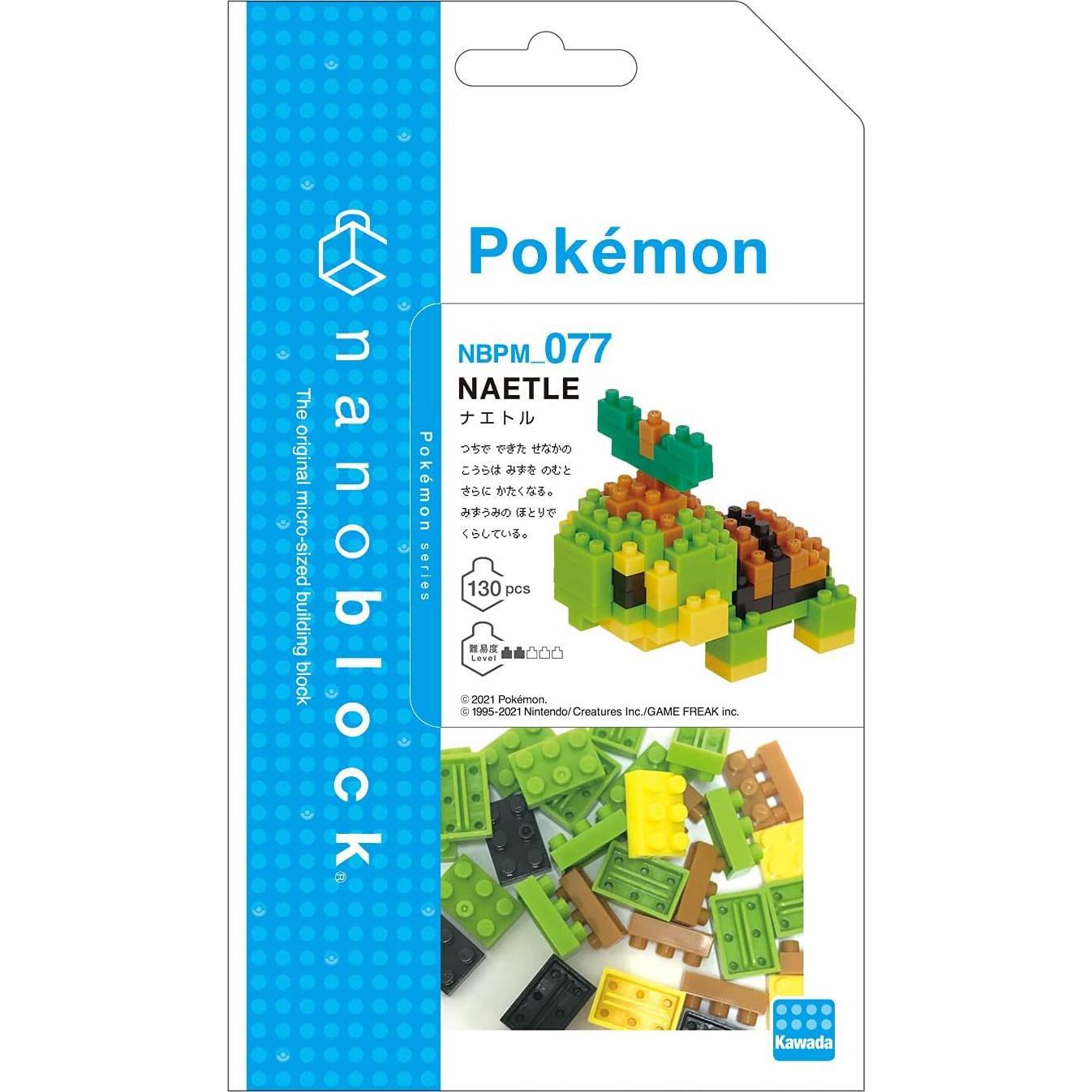Nanoblock Turtwig Pokémon - Kit de Construcción 140 Piezas