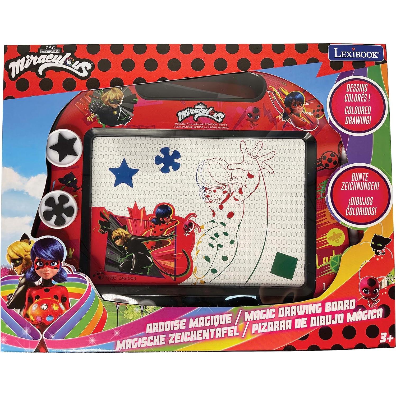 Pizarra Magnética LEXiBOOK Ladybug Cat Noir Multicolor