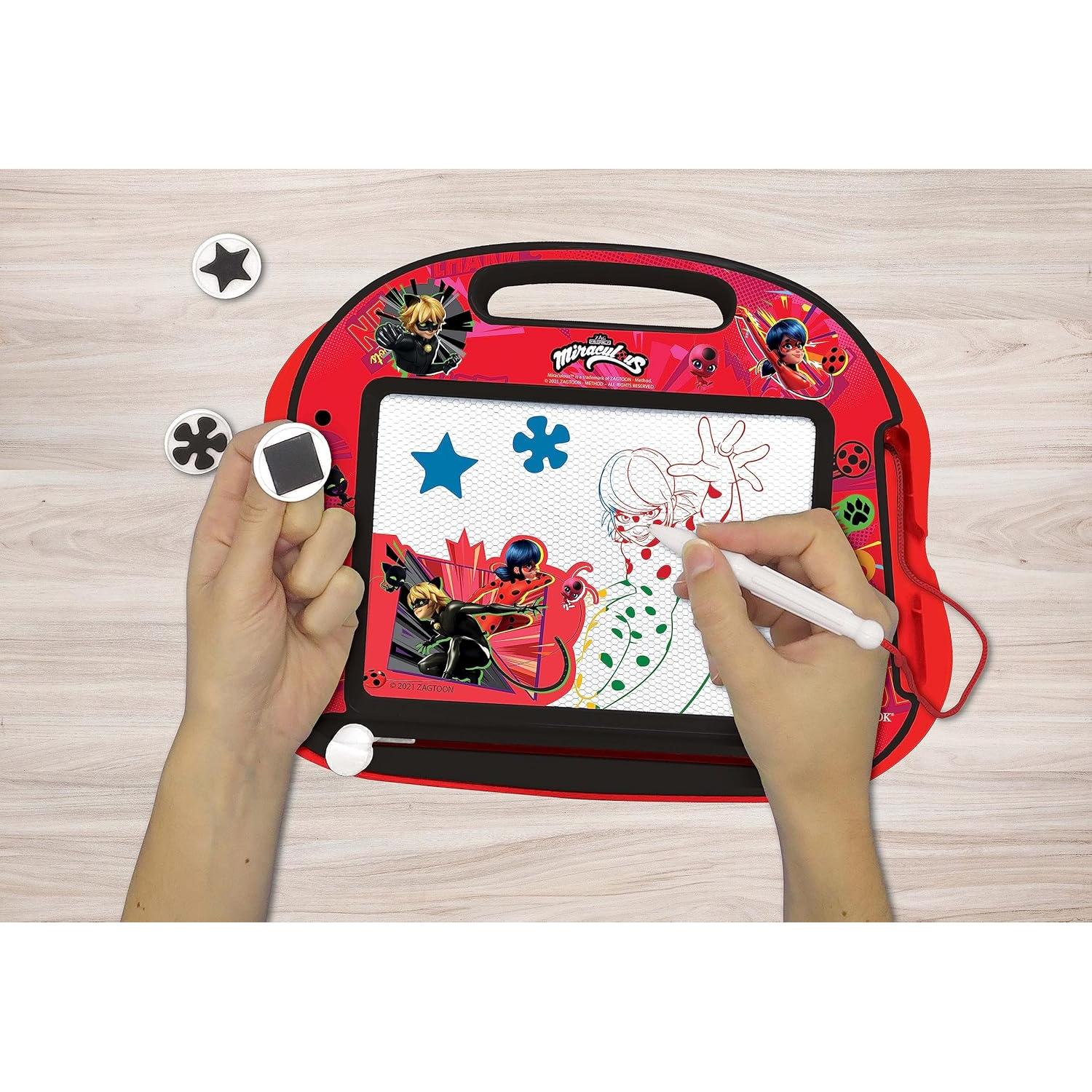 Pizarra Magnética LEXiBOOK Ladybug Cat Noir Multicolor