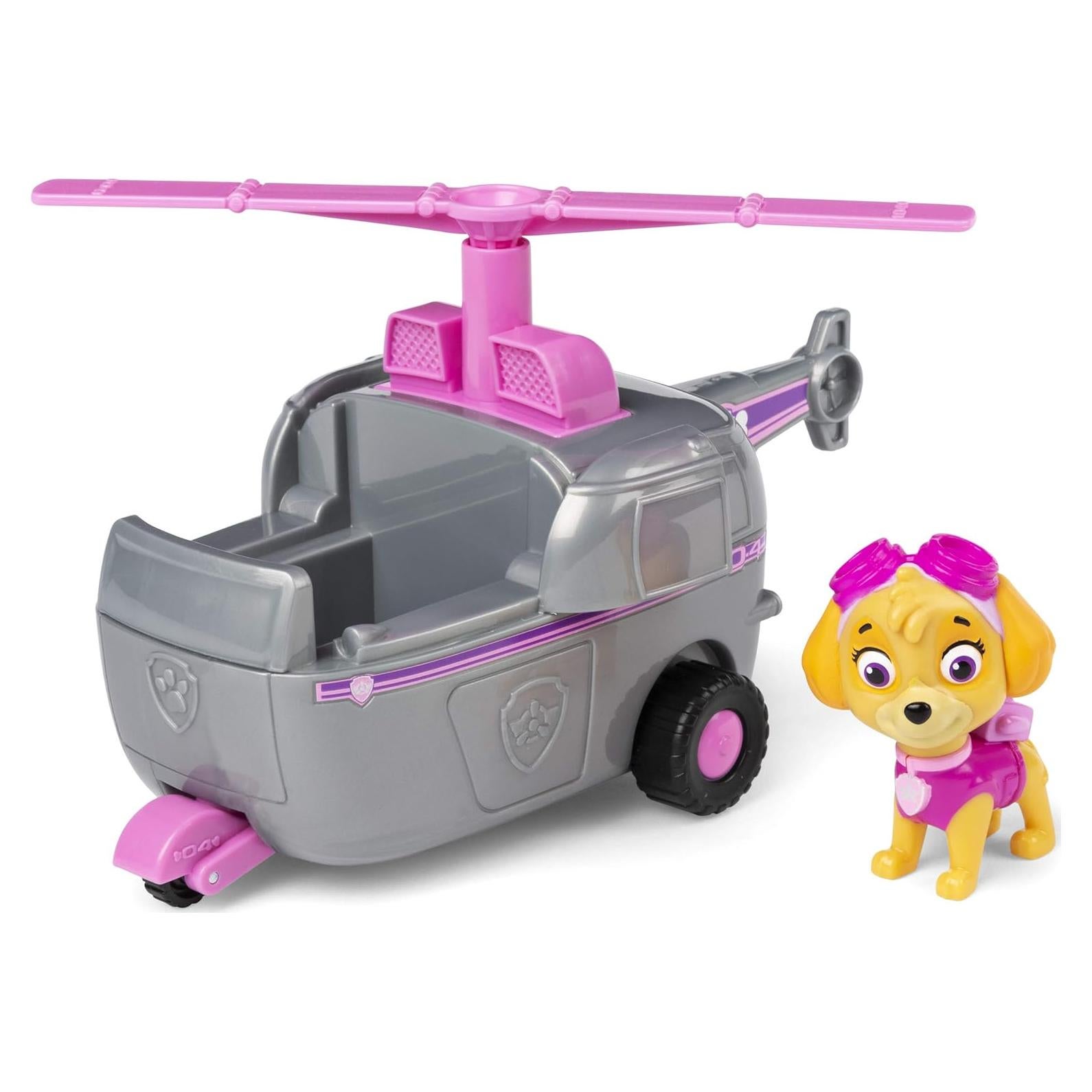 Helicóptero de Skye PAW Patrol con Figura Coleccionable