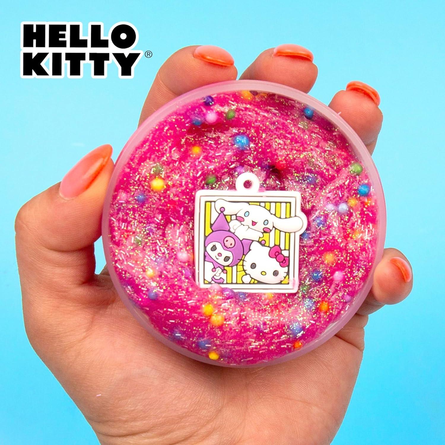SLIMYGLOOP Hello Kitty Slime Rosa Brillante 70g con Encanto