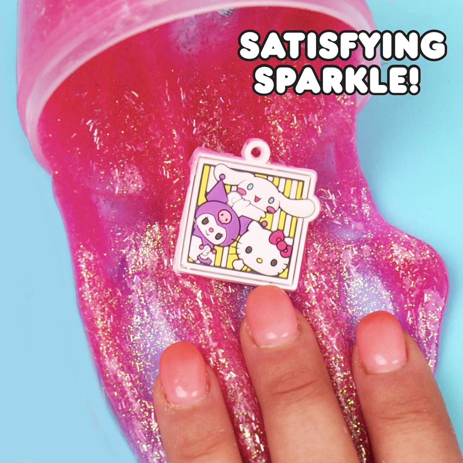 SLIMYGLOOP Hello Kitty Slime Rosa Brillante 70g con Encanto
