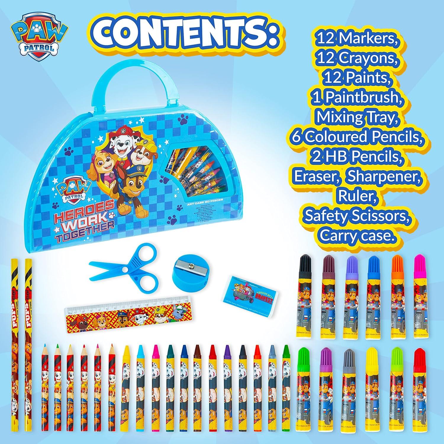 Set de Lápices de Colores Paw Patrol 1 Cuenta Azul