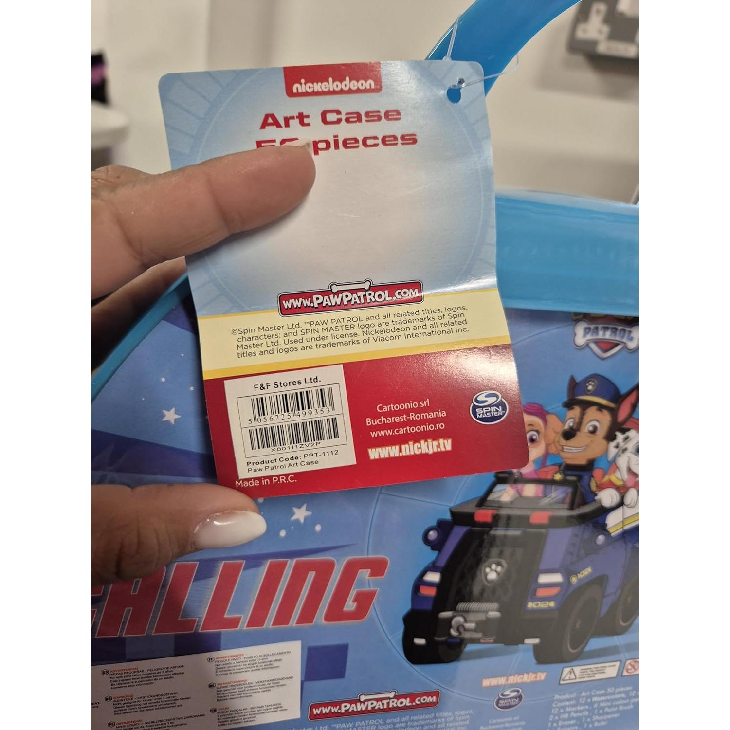 Set de Lápices de Colores Paw Patrol 1 Cuenta Azul