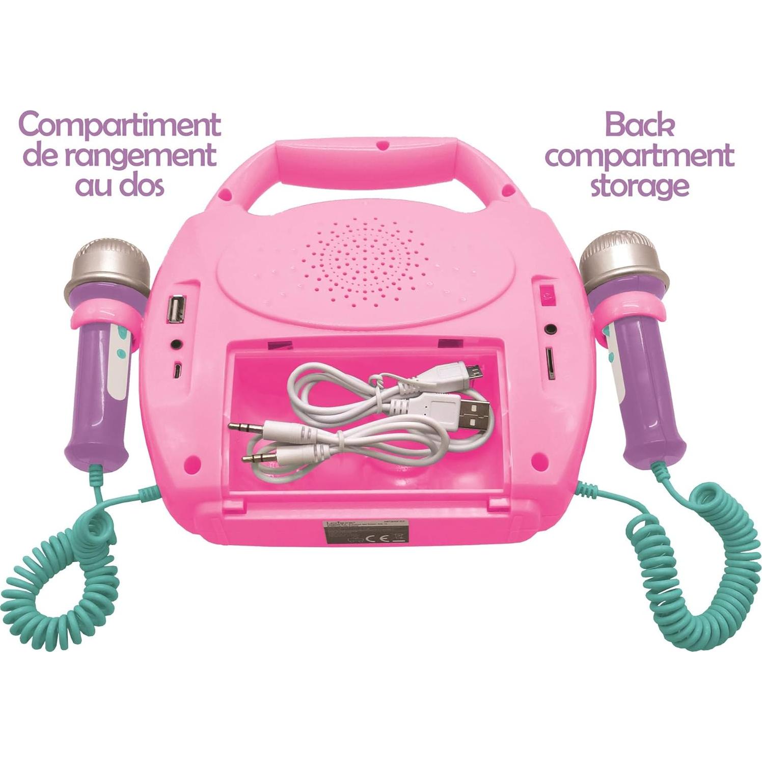 Reproductor Karaoke Infantil Lexibook MP320UNIZ Rosa
