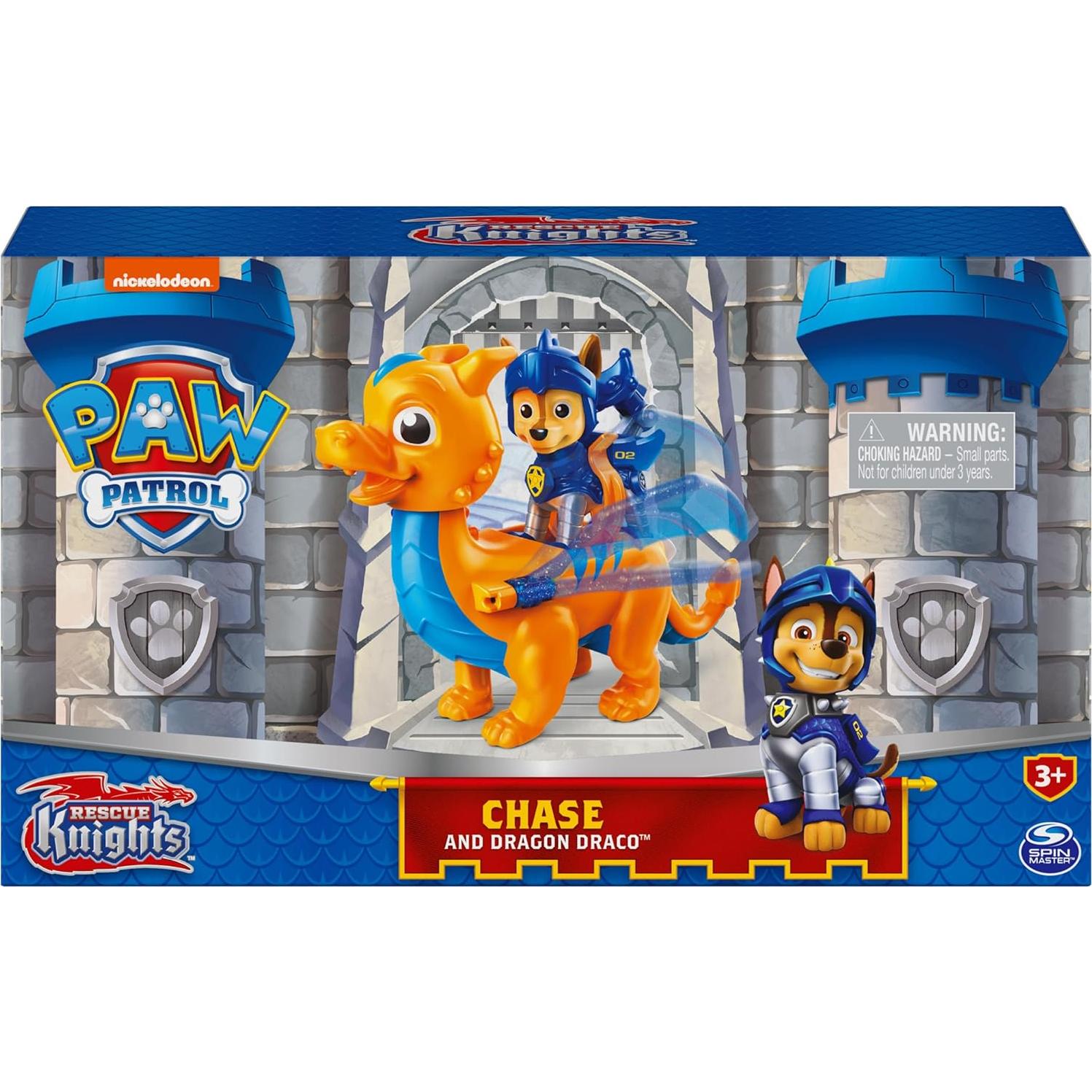 Figuras de Acción Paw Patrol Chase y Dragón Draco