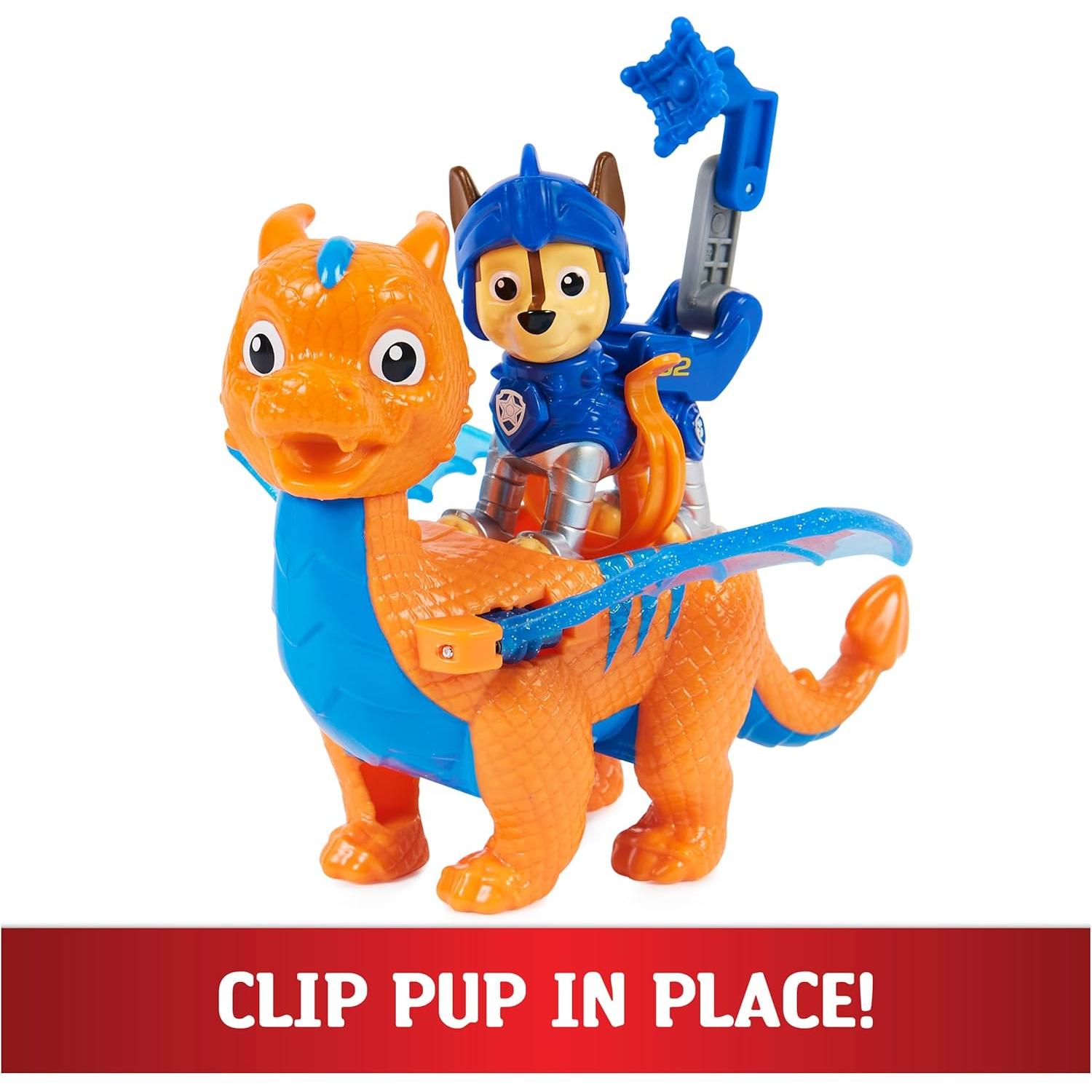 Figuras de Acción Paw Patrol Chase y Dragón Draco