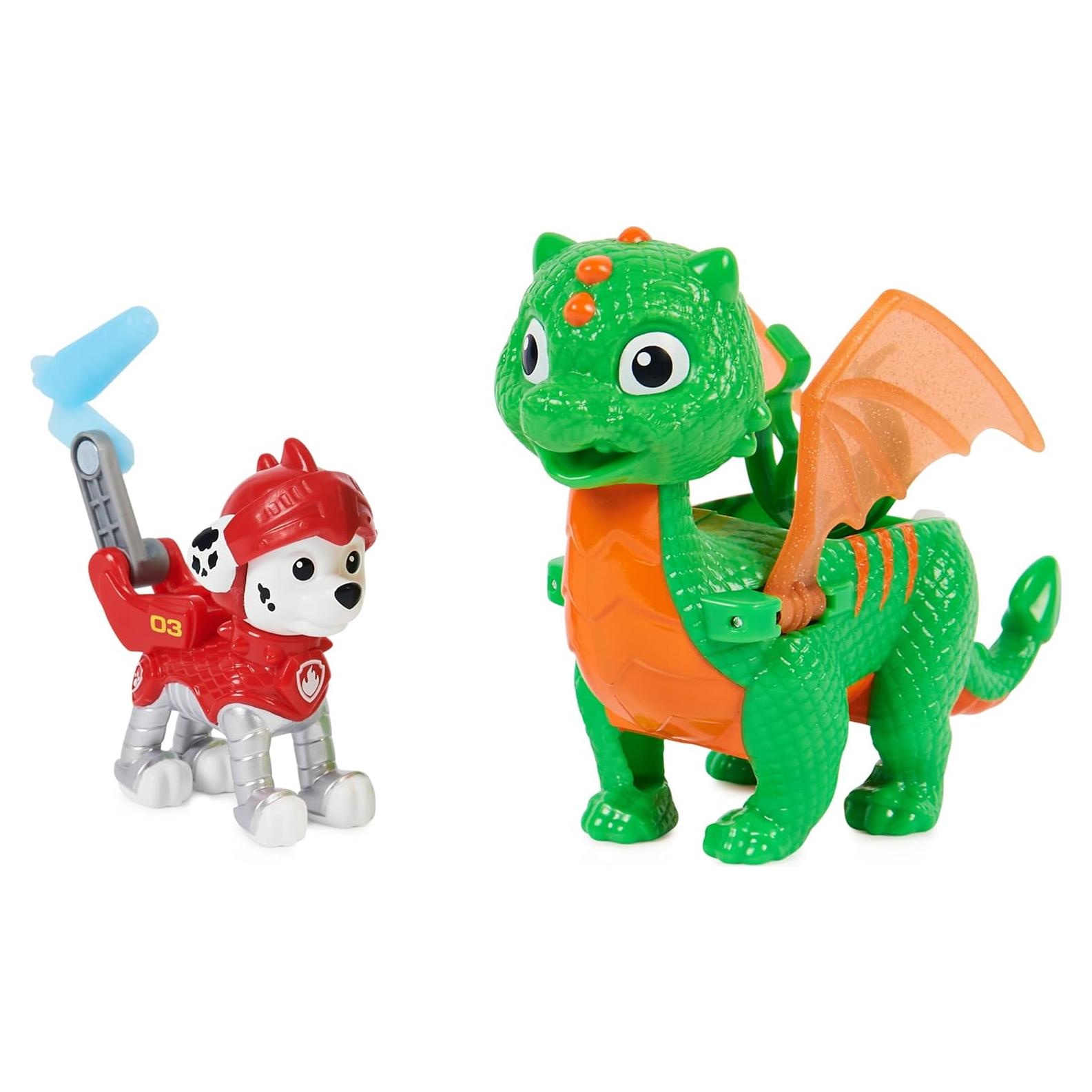 Figuras de Acción Paw Patrol Marshall y Dragón Jade