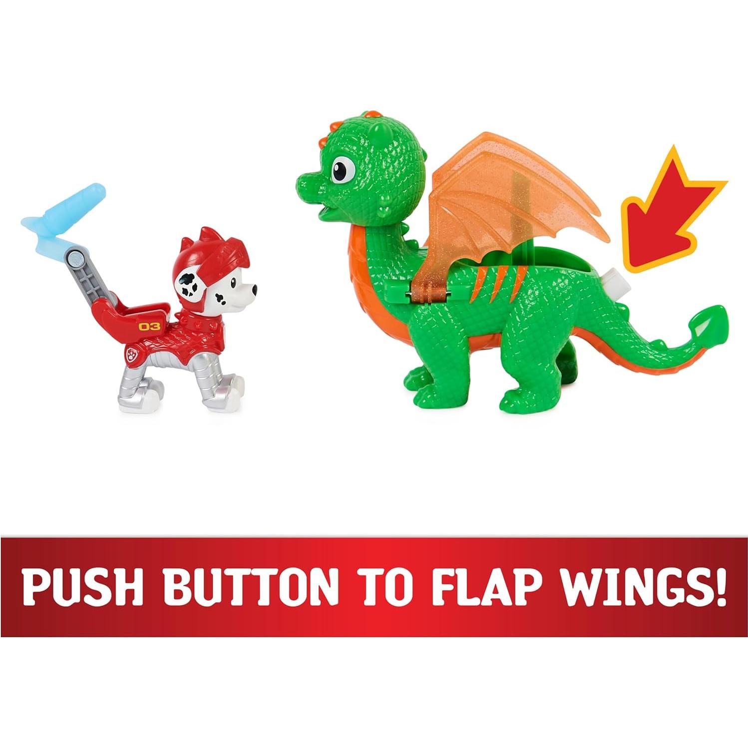 Figuras de Acción Paw Patrol Marshall y Dragón Jade