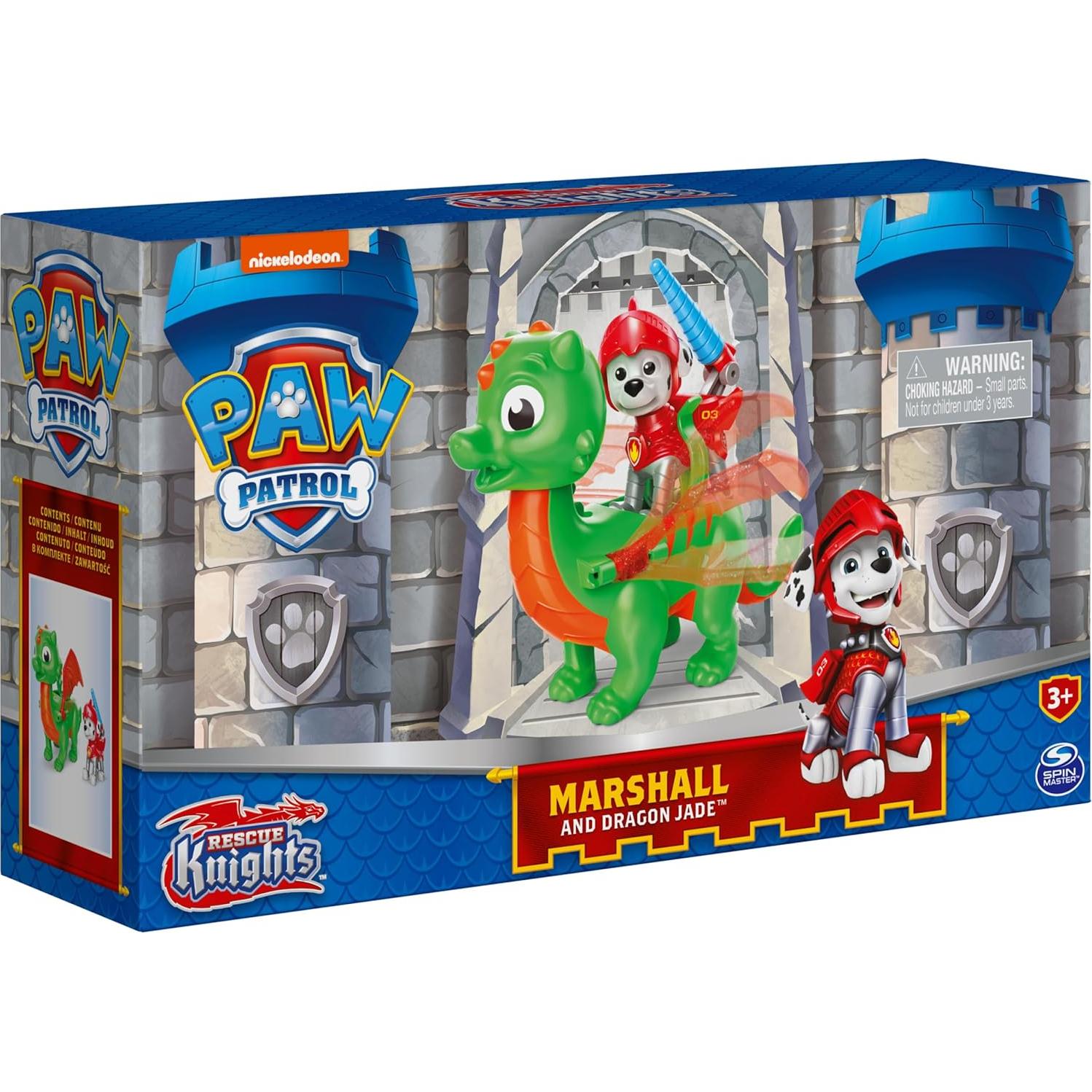 Figuras de Acción Paw Patrol Marshall y Dragón Jade