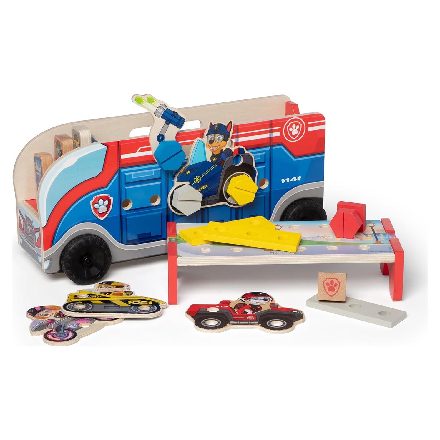 Melissa & Doug PAW Patrol Match & Build Mission Cruiser - FSC Certified
