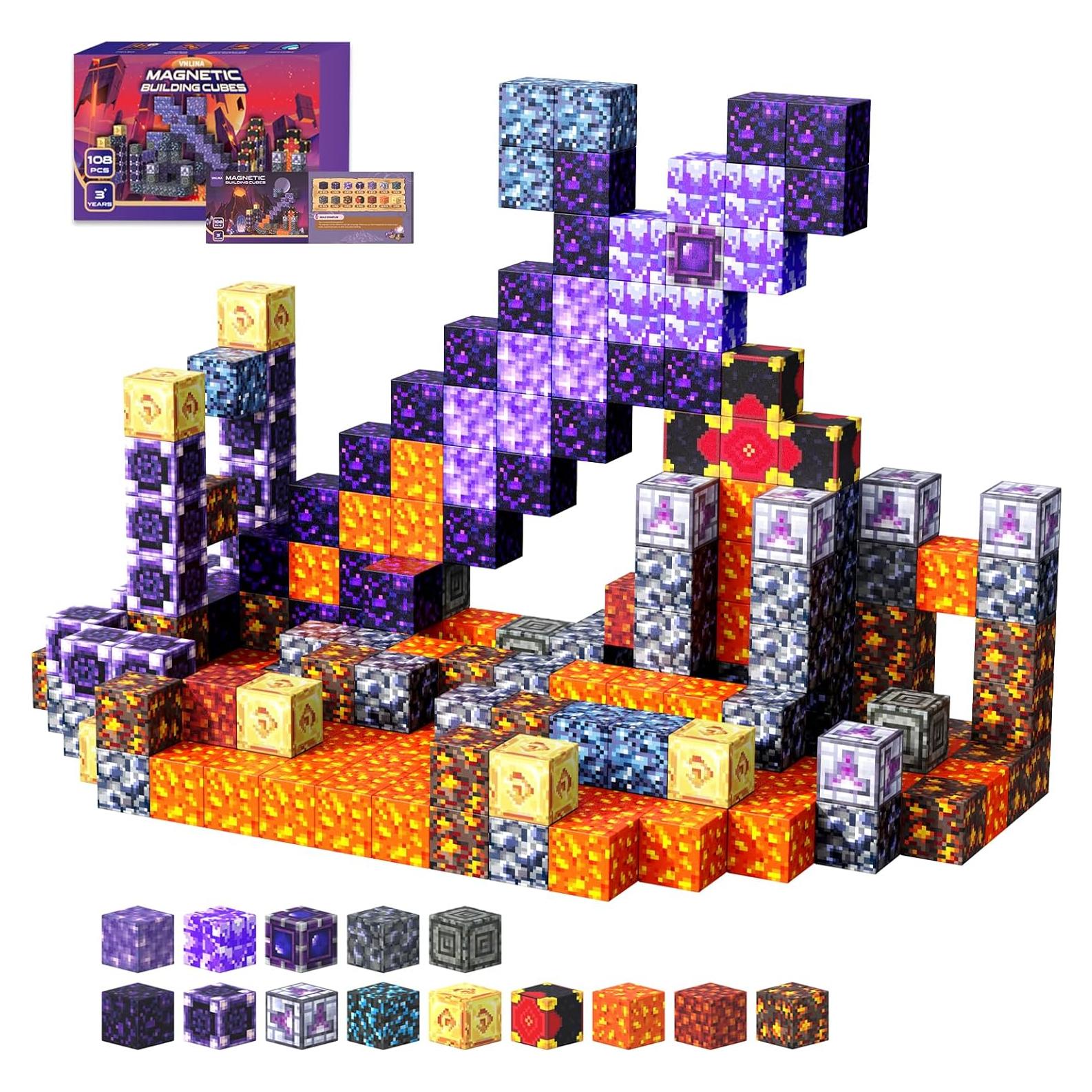 Bloques Magnéticos de Construcción 108PCS Shantou Yaxini - Juguetes STEM