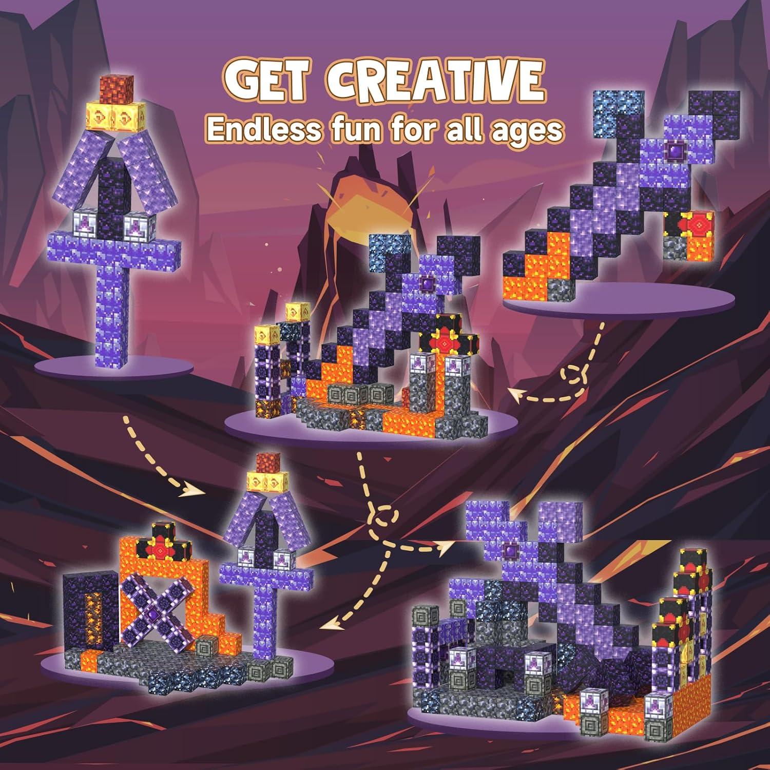 Bloques Magnéticos de Construcción 108PCS Shantou Yaxini - Juguetes STEM