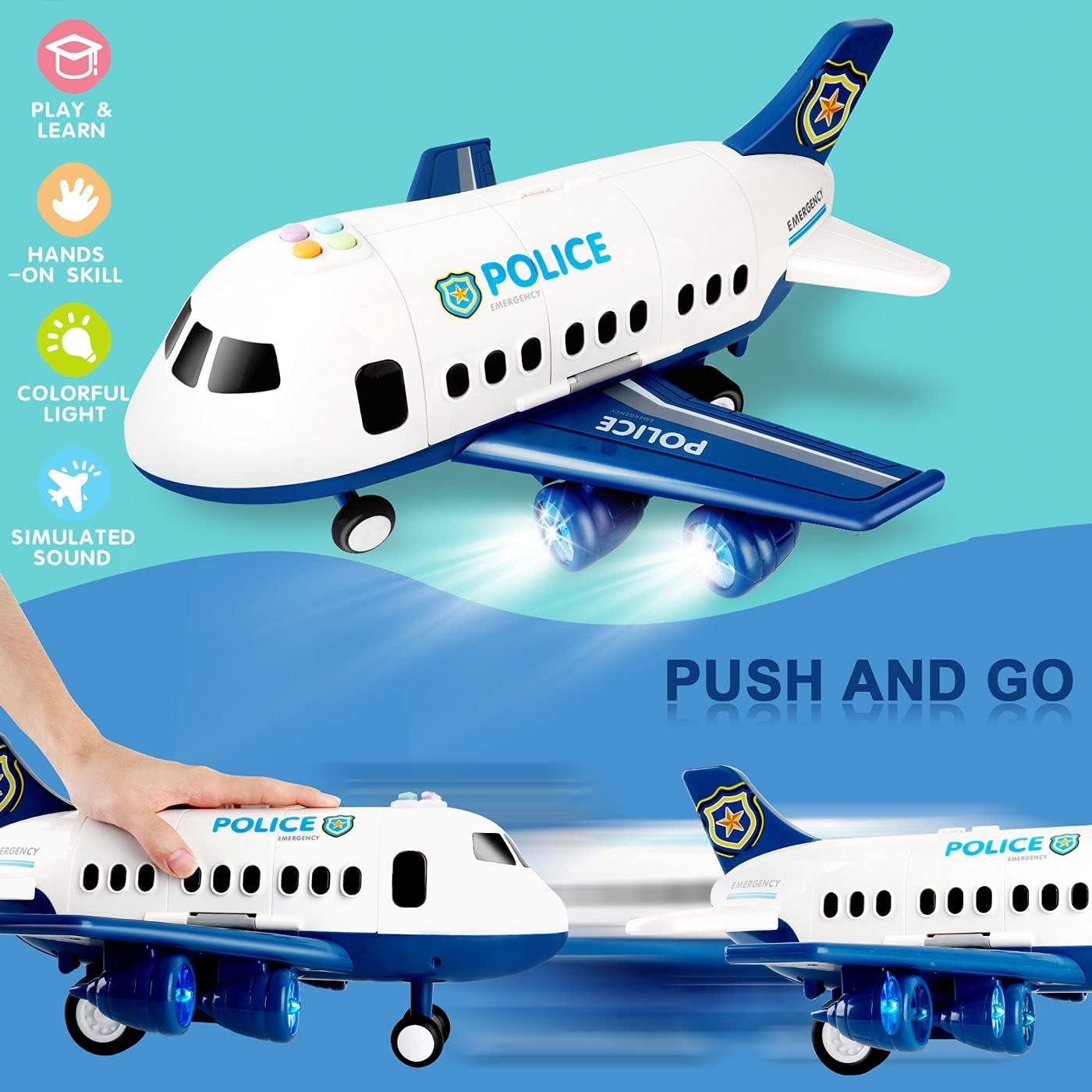 Dwi Dowellin Juguete Carguero Avión 20 en 1 para Niños