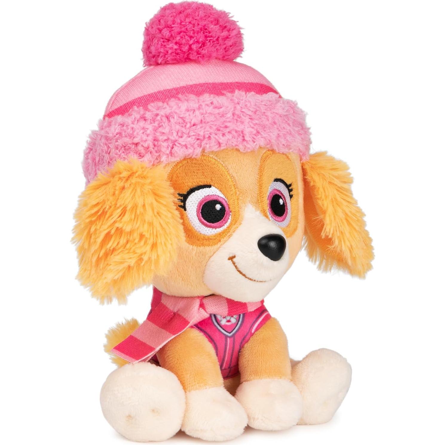 GUND Peluche PAW Patrol Skye Invierno 15 cm con Bufanda