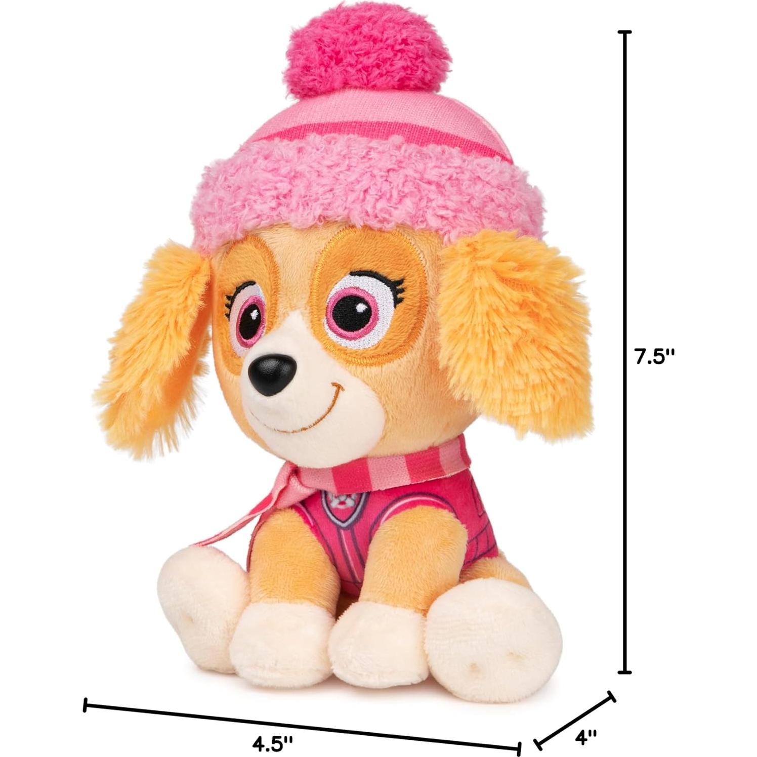 GUND Peluche PAW Patrol Skye Invierno 15 cm con Bufanda