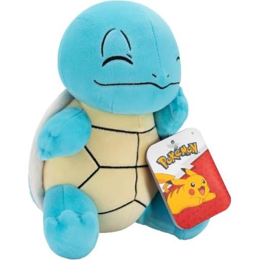 Peluche Pokémon Squirtle 20 cm Jazwares Azul/Marrón