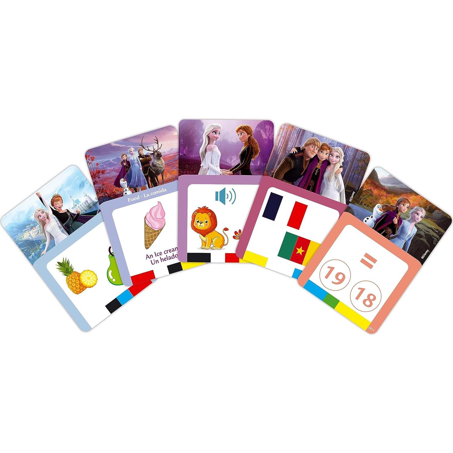 Lector de Tarjetas Interactivas Lexibook Frozen Bilingüe
