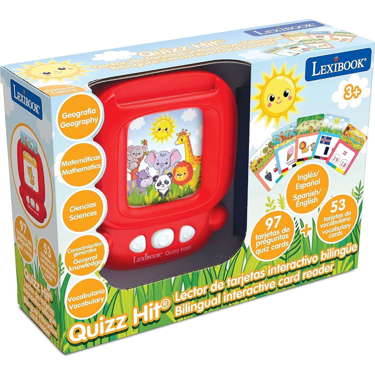 Lector de Tarjetas Interactivas Lexibook JCR10i2 Bilingüe