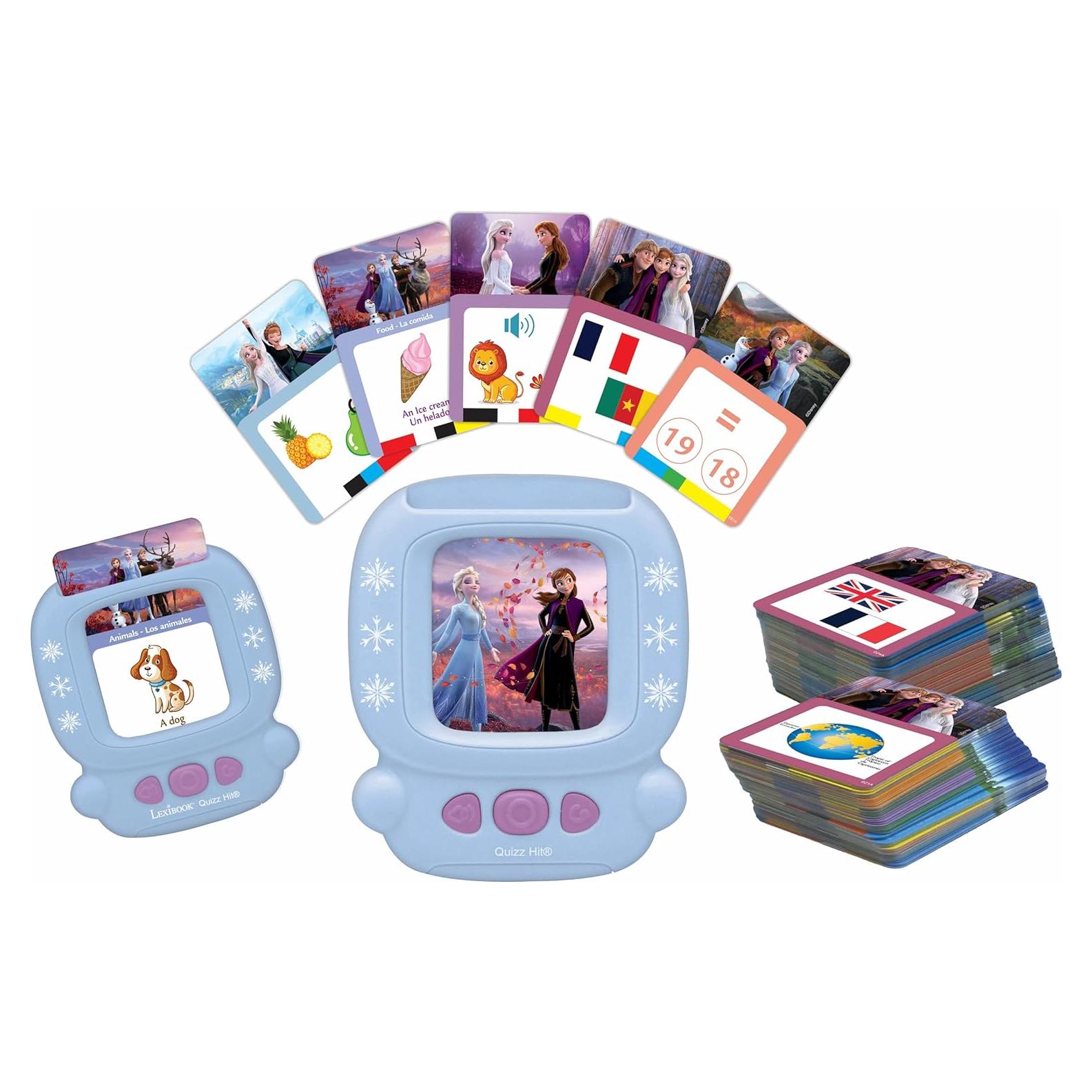 Lector de Tarjetas Interactivas Lexibook Frozen 150 Tarjetas
