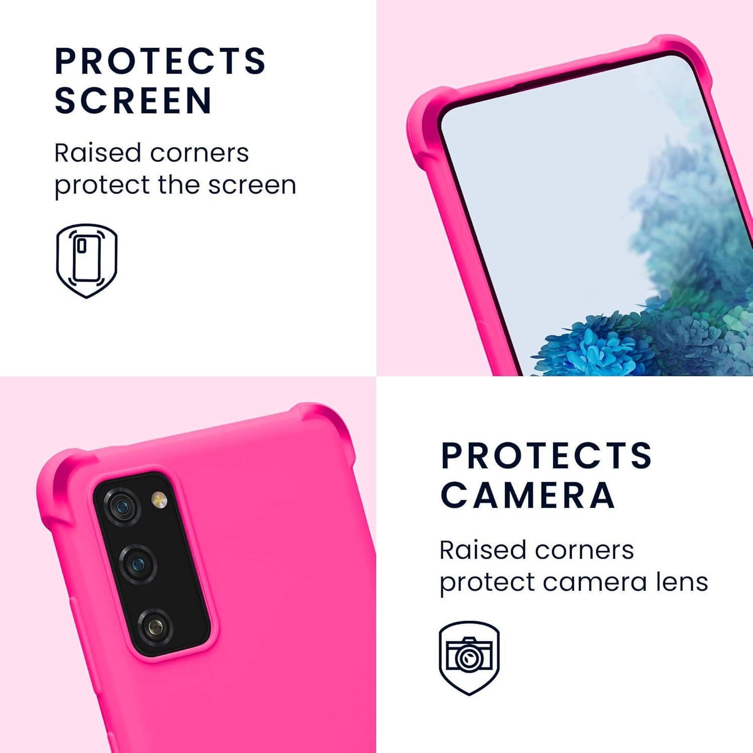 Funda Silicona KIOMY Rosa Brillante para Samsung Galaxy S20 FE 5G