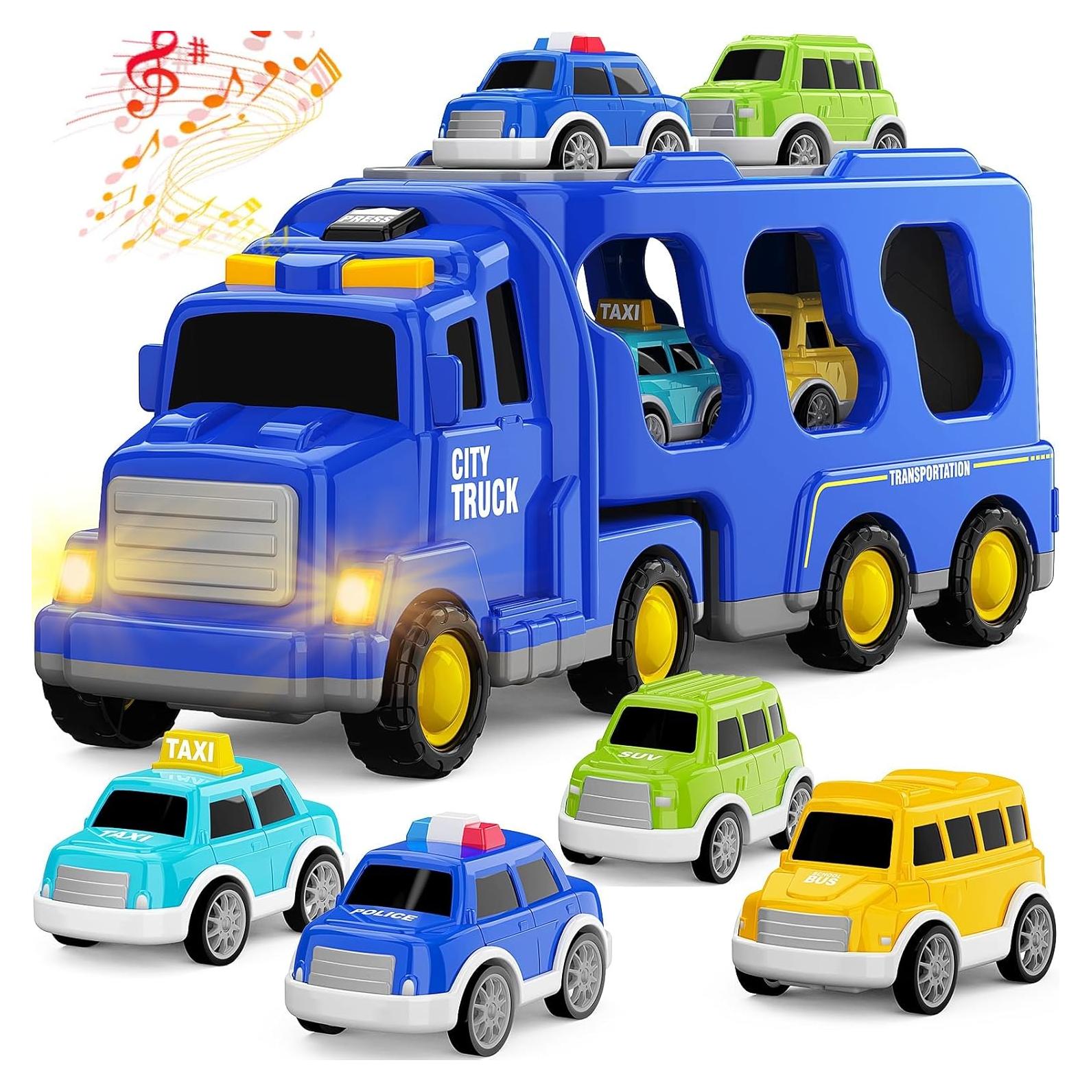 Camión Transportador FunMission 5 en 1 para Niños