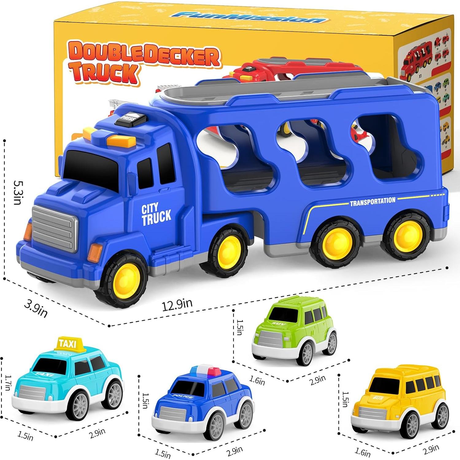 Camión Transportador FunMission 5 en 1 para Niños