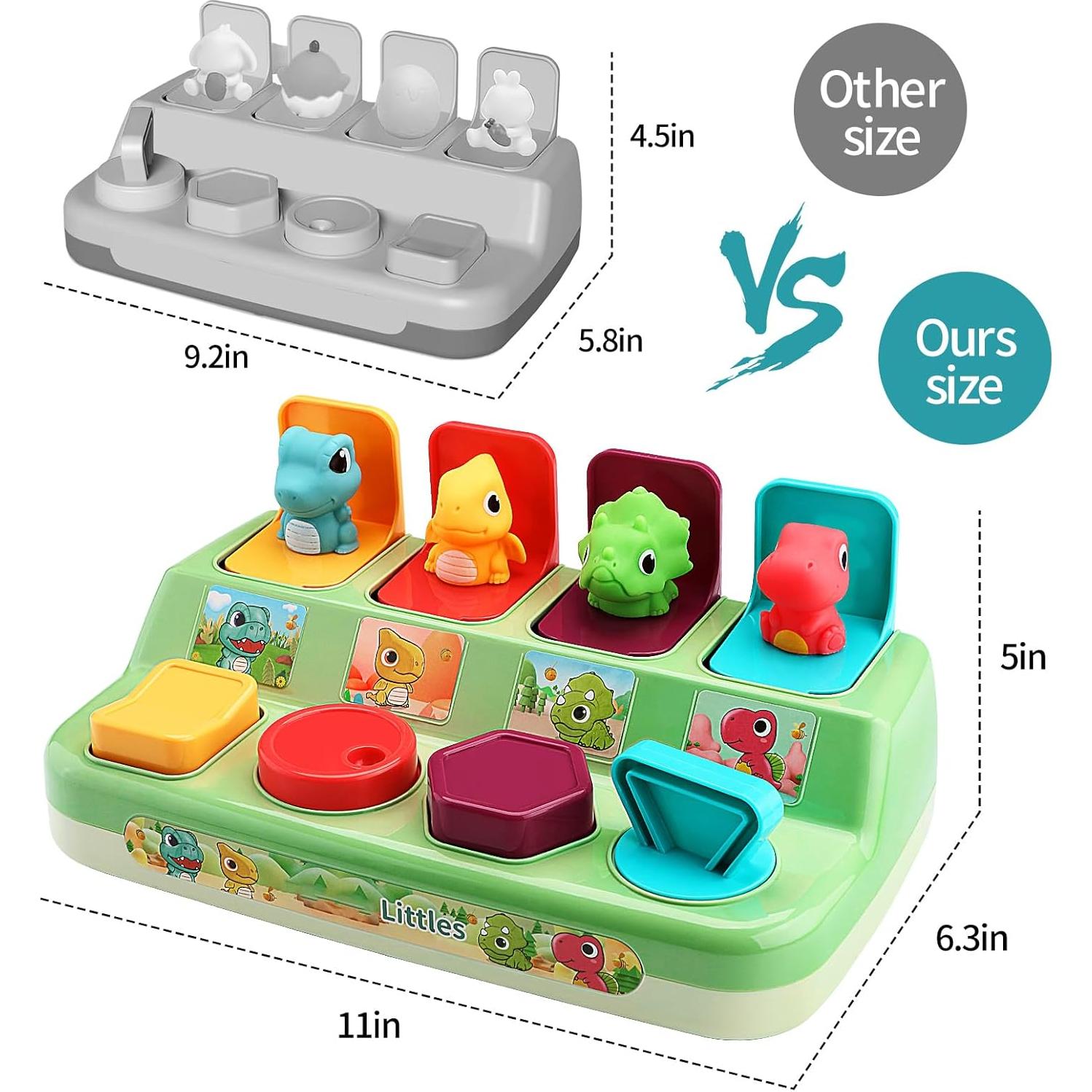 Juguete Interactivo Pop-Up AIQI para Bebés 6-36 Meses