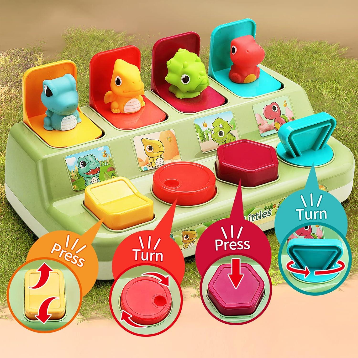 Juguete Interactivo Pop-Up AIQI para Bebés 6-36 Meses