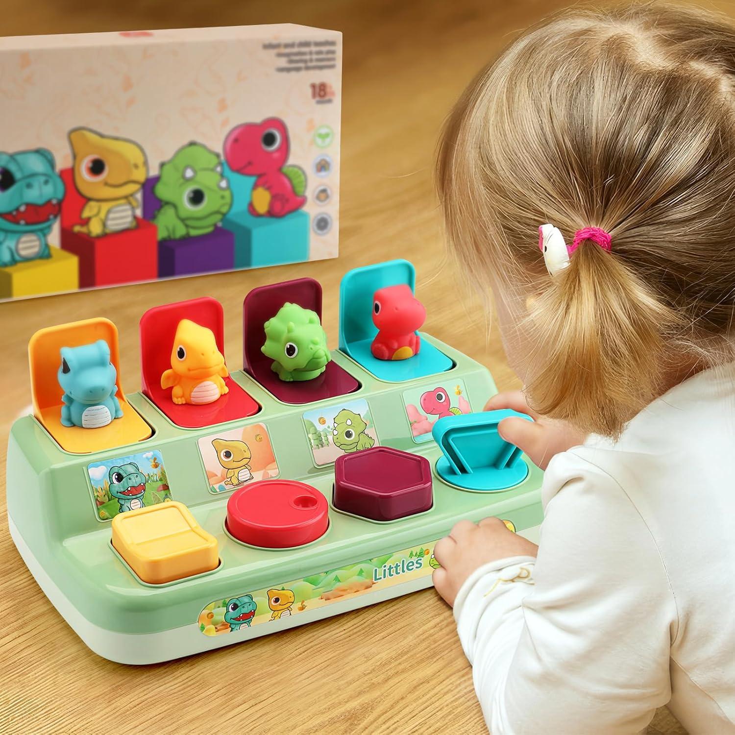 Juguete Interactivo Pop-Up AIQI para Bebés 6-36 Meses