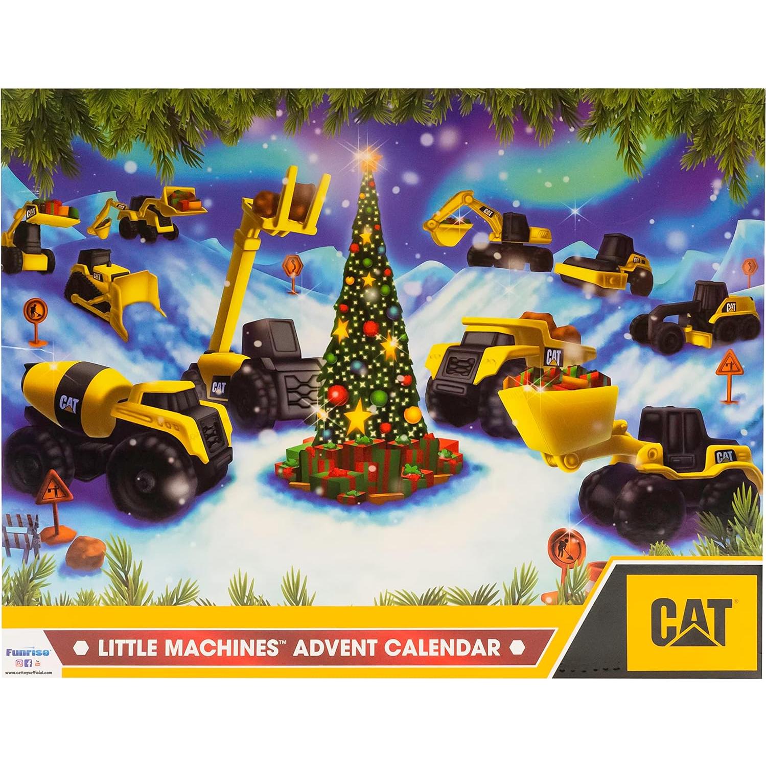 Calendario de Adviento CAT 24 Piezas Juguetes de Construcción