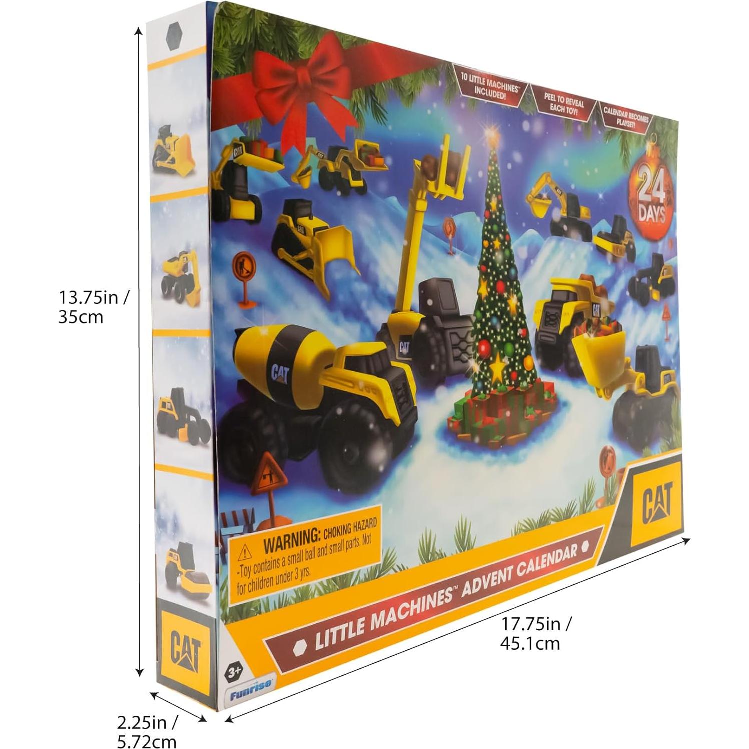 Calendario de Adviento CAT 24 Piezas Juguetes de Construcción