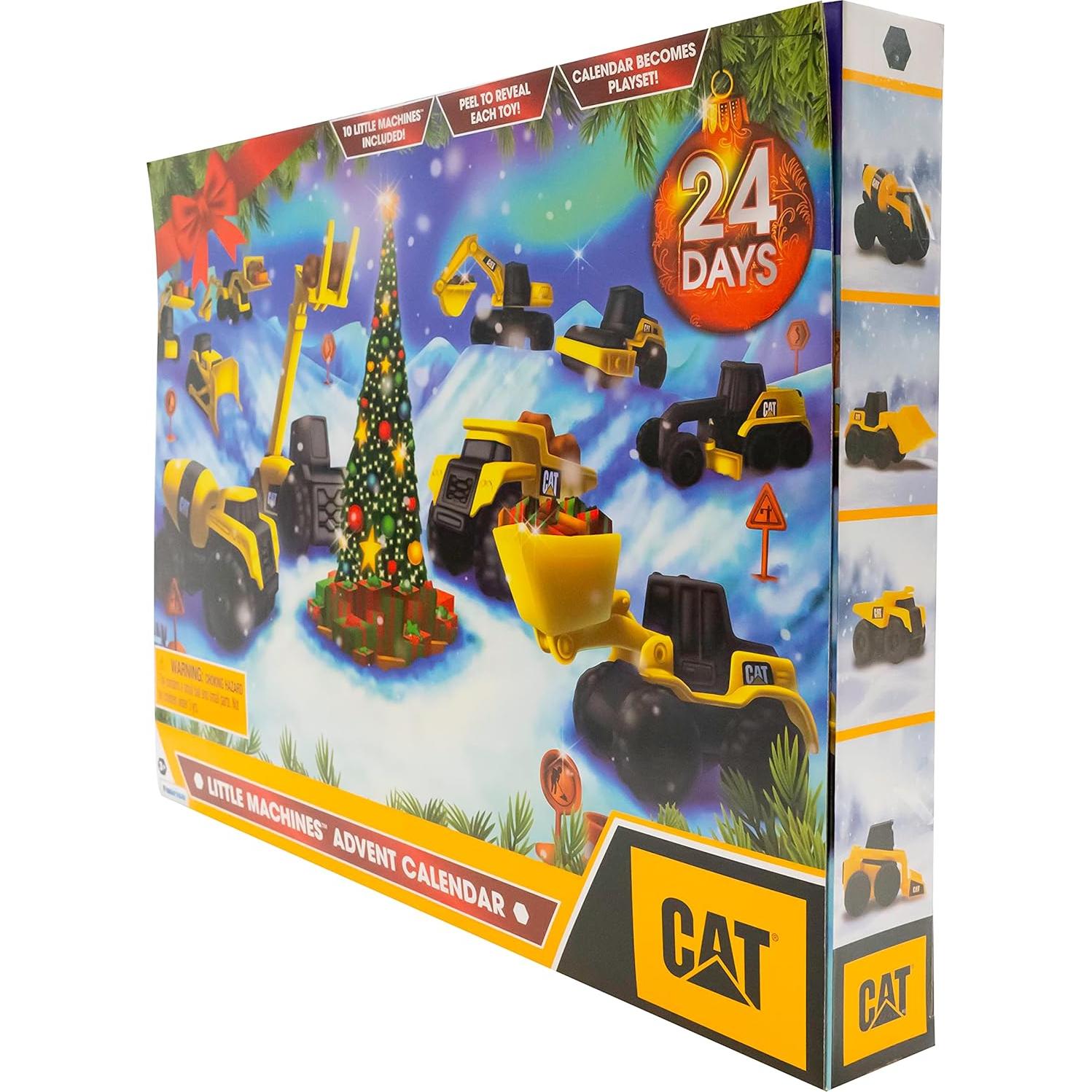 Calendario de Adviento CAT 24 Piezas Juguetes de Construcción