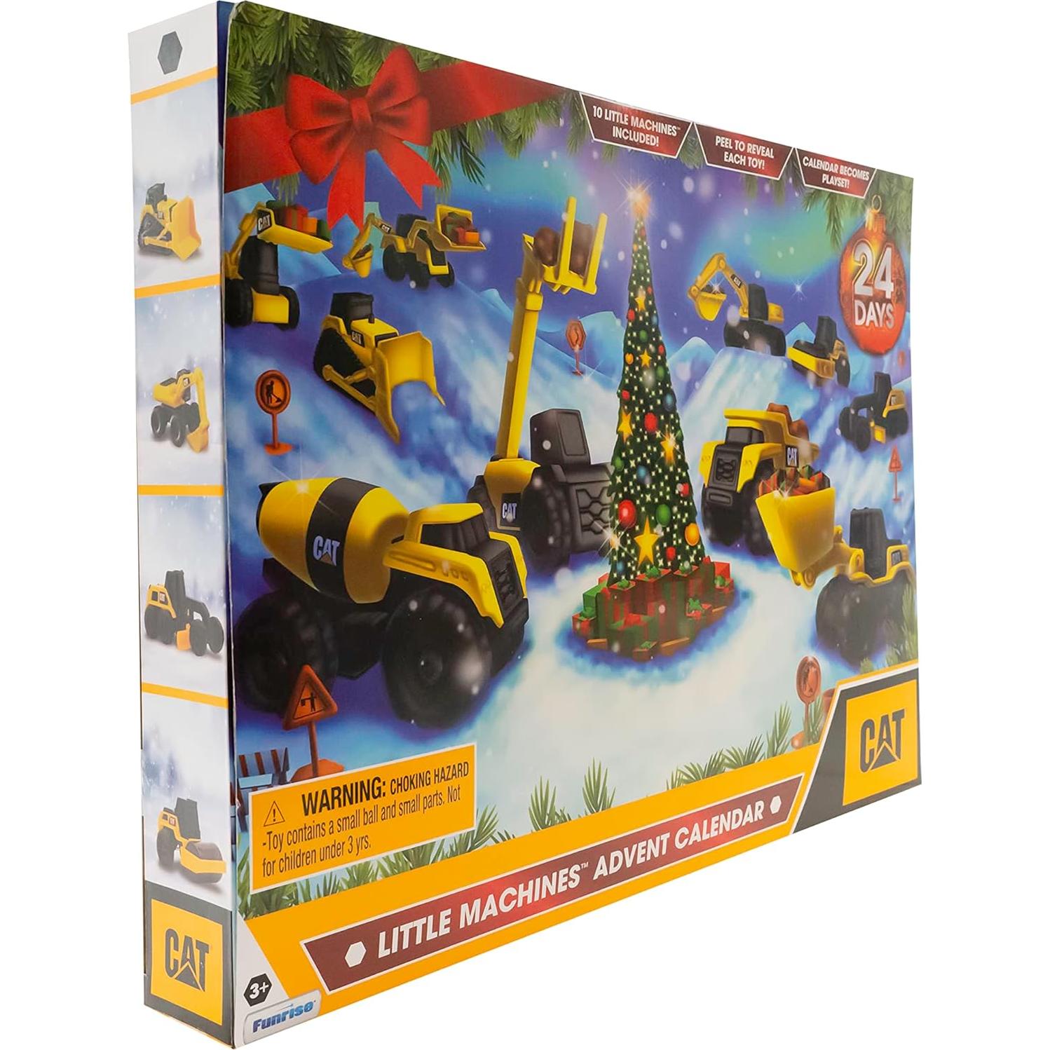 Calendario de Adviento CAT 24 Piezas Juguetes de Construcción